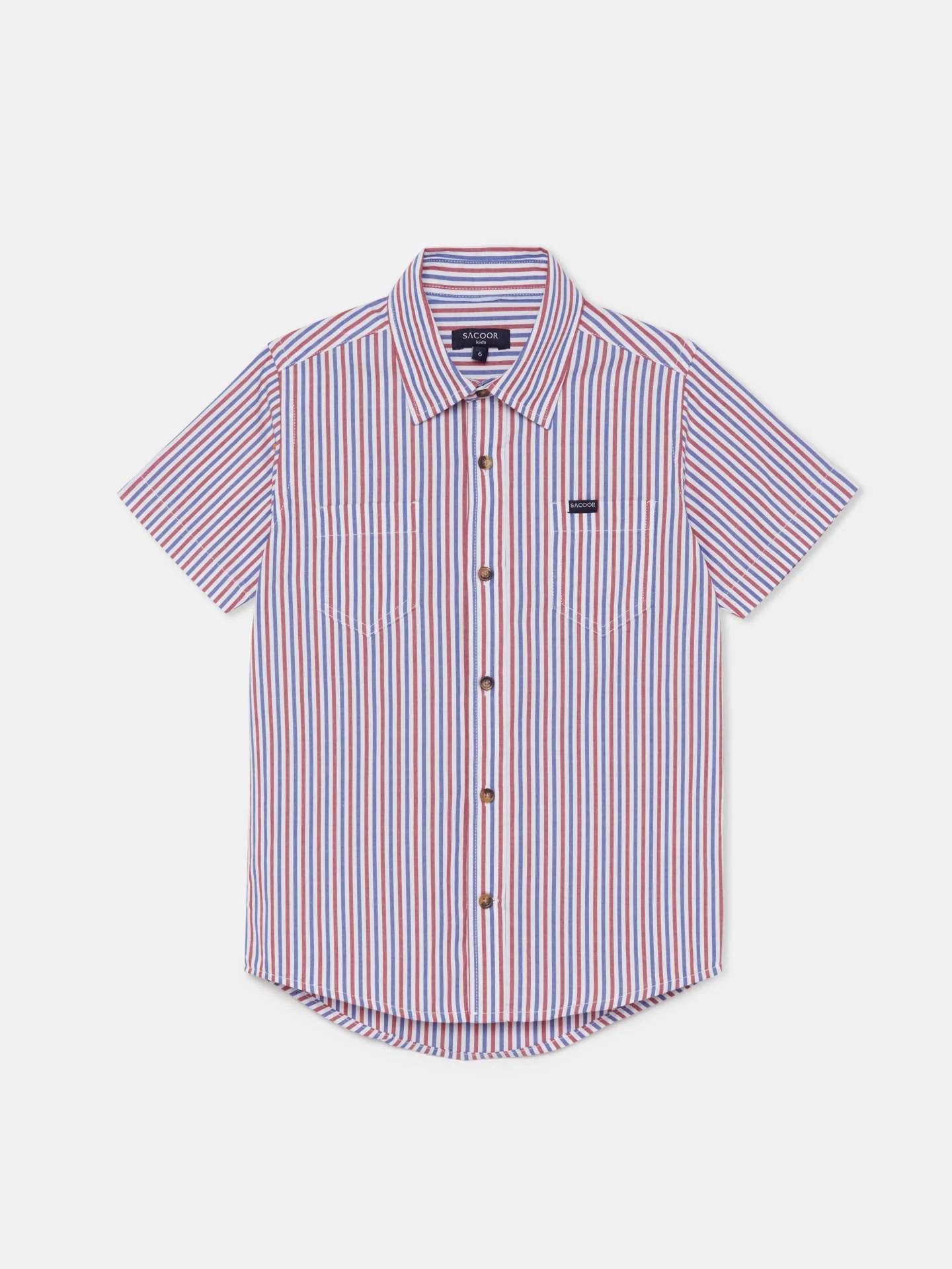 Casual Striped Oxford Shirt