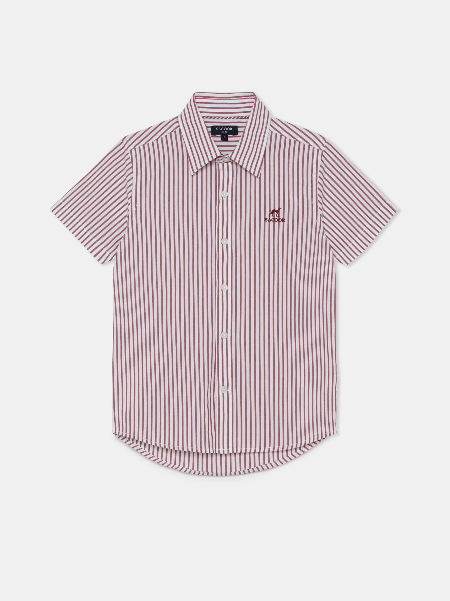 Casual Striped Poplin Shirt
