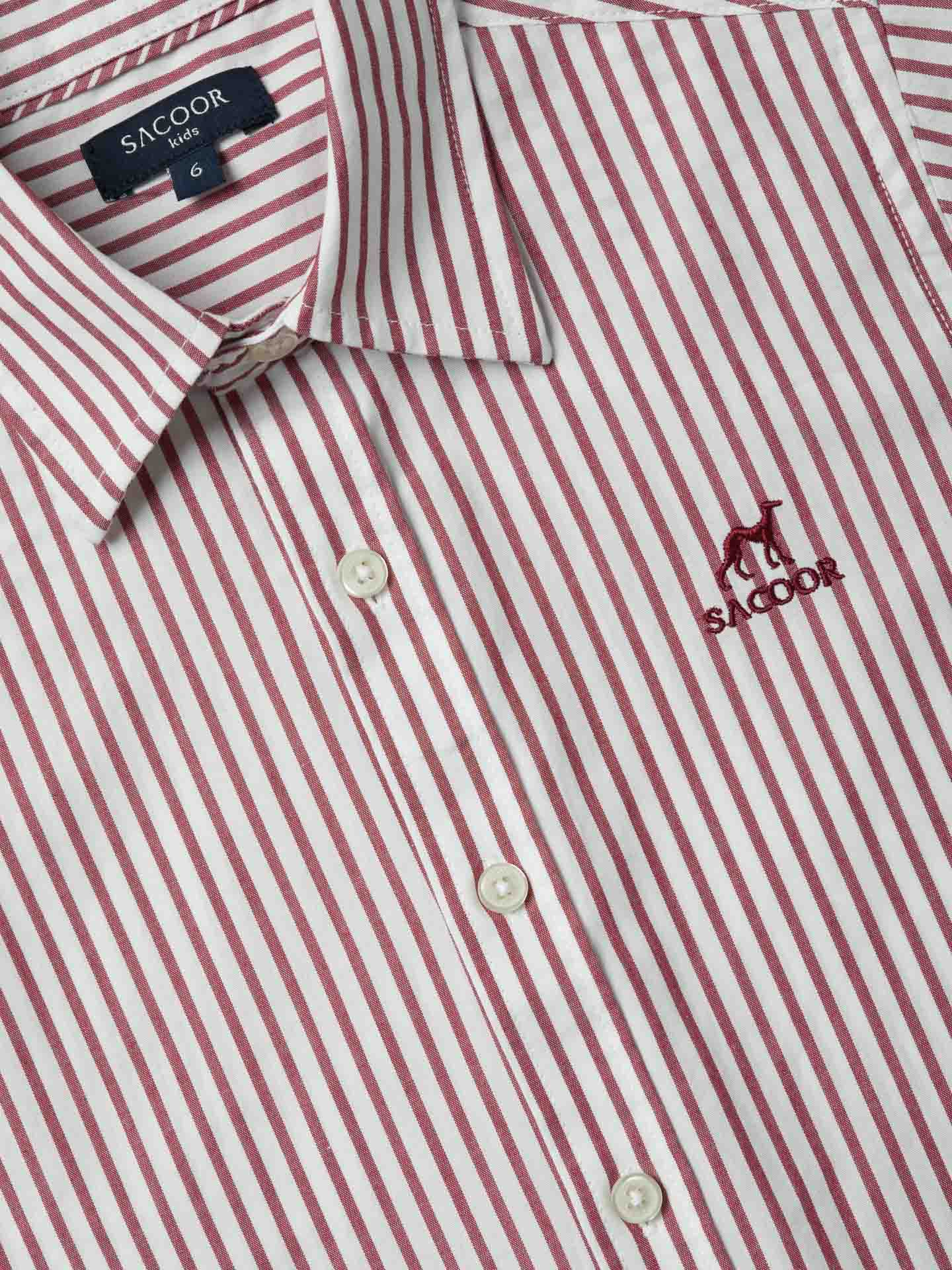 Casual Striped Poplin Shirt - Image 3