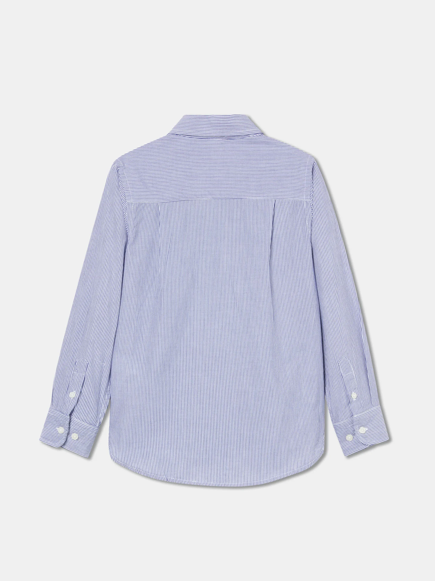 Casual Striped Poplin Shirt - Image 2