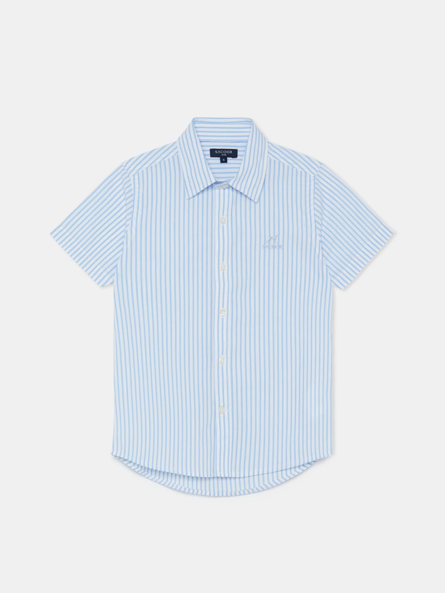 Casual Striped Poplin Shirt