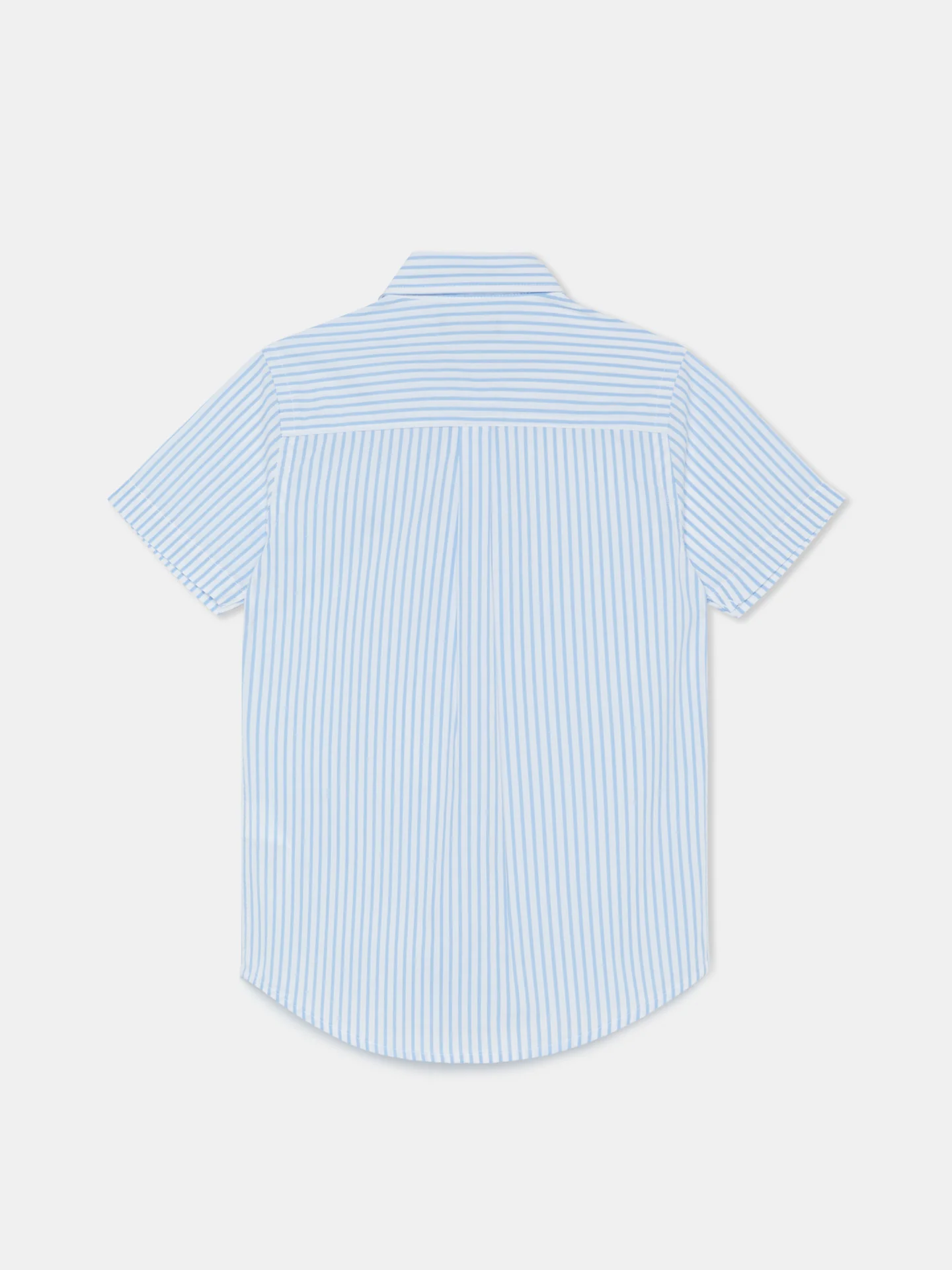 Casual Striped Poplin Shirt - Image 2