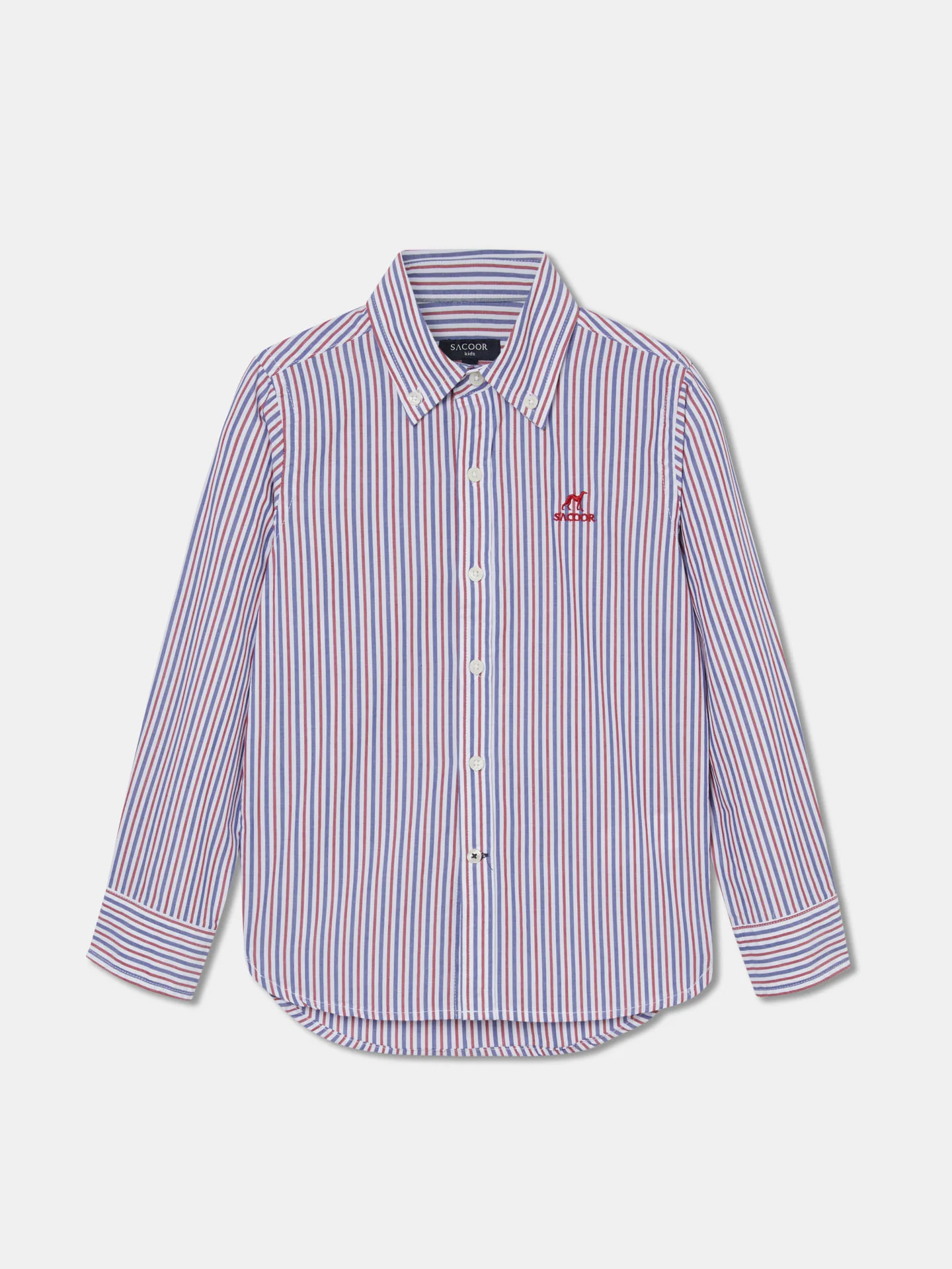 Casual Striped Poplin Shirt