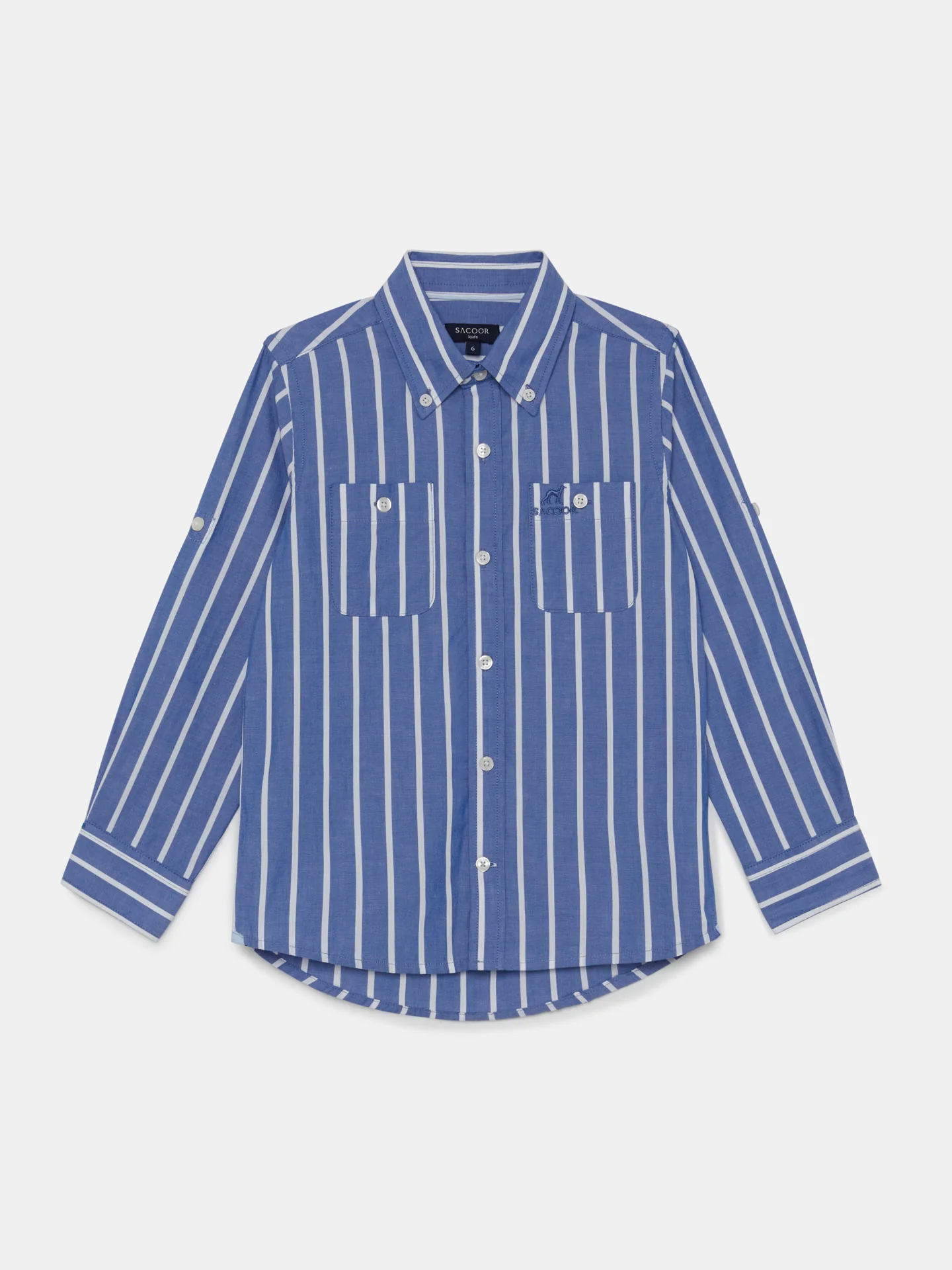 Casual Striped Poplin Shirt