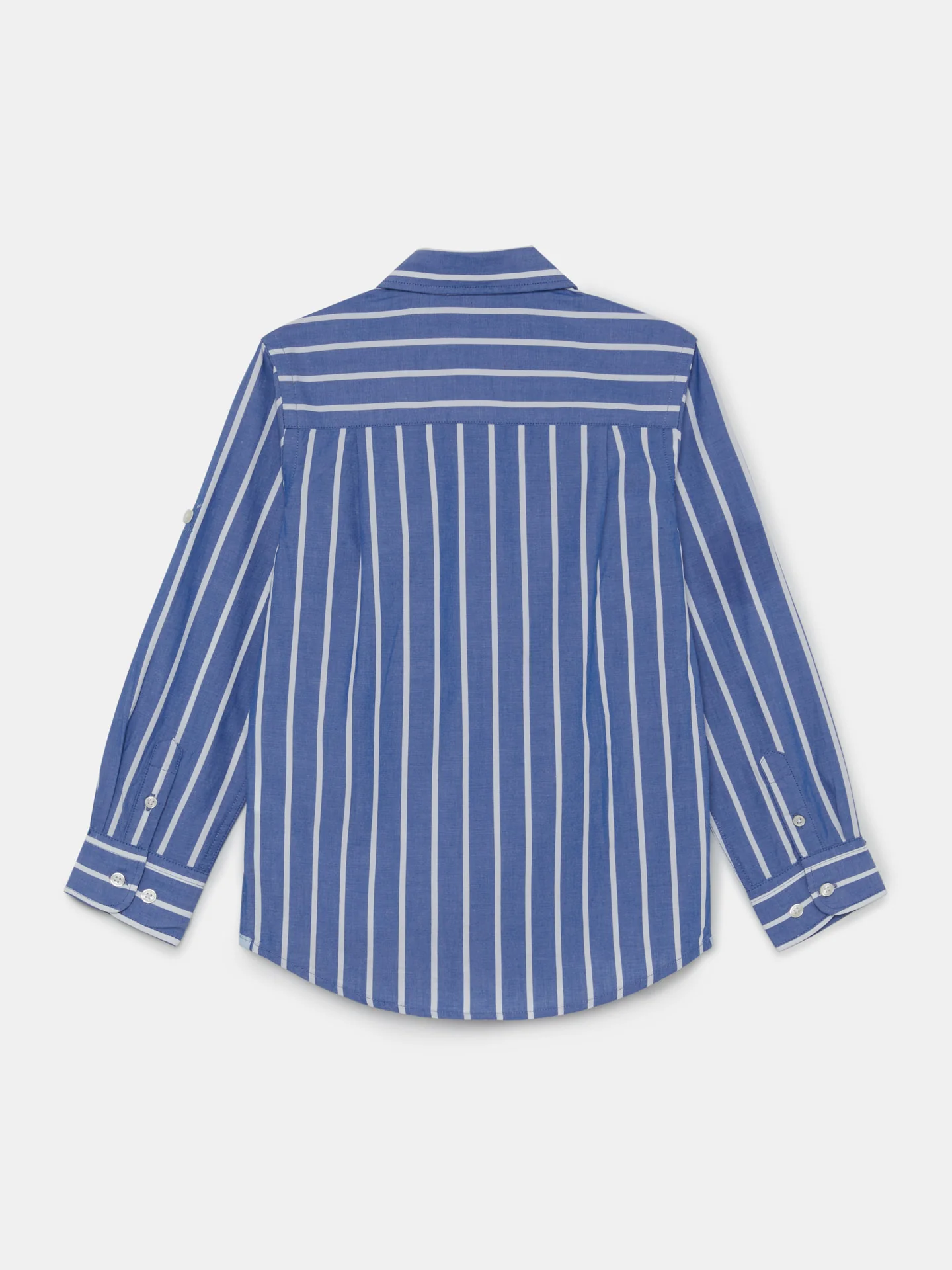 Casual Striped Poplin Shirt - Image 2