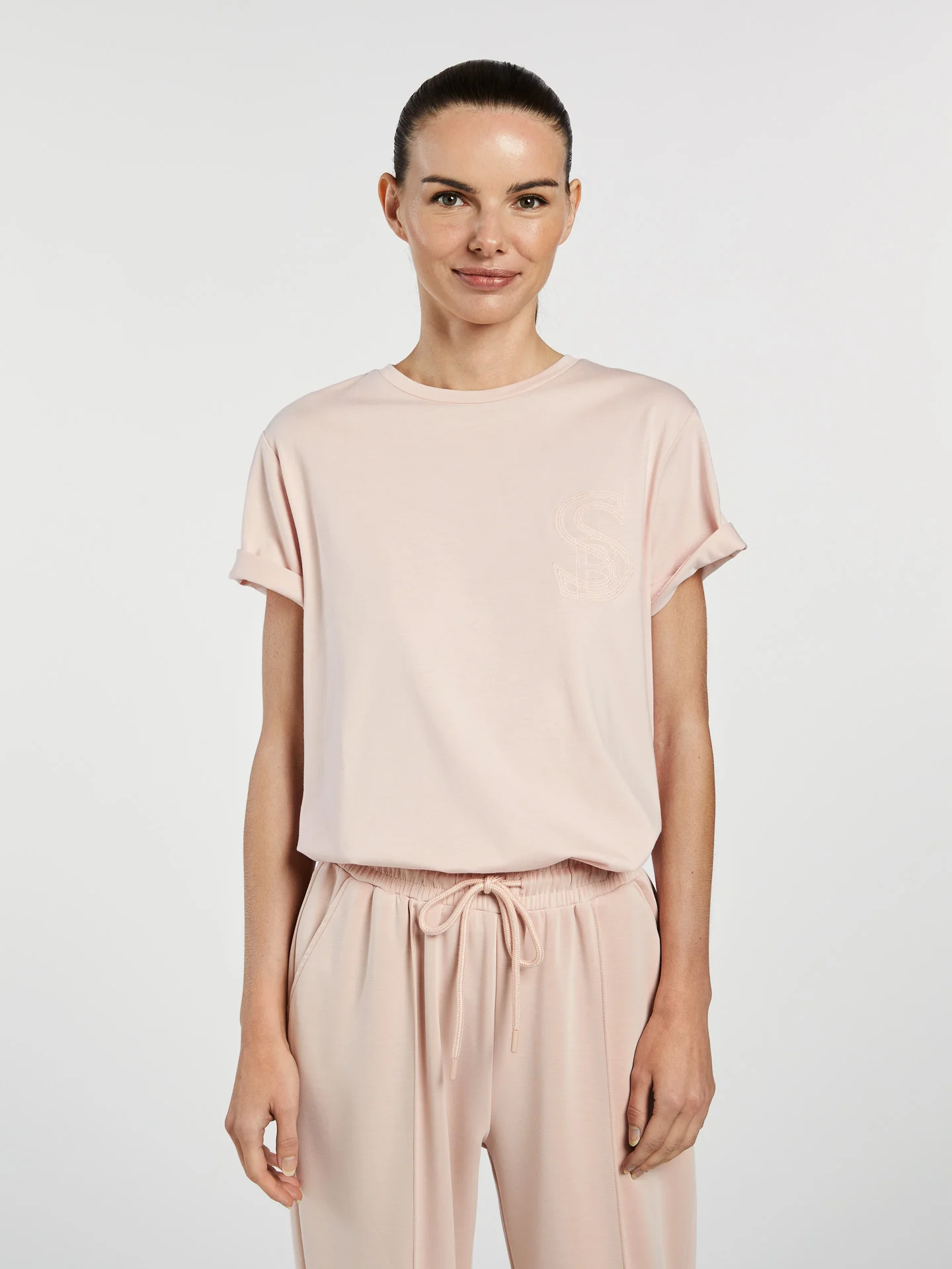Chest Embroidery T-Shirt - Image 3