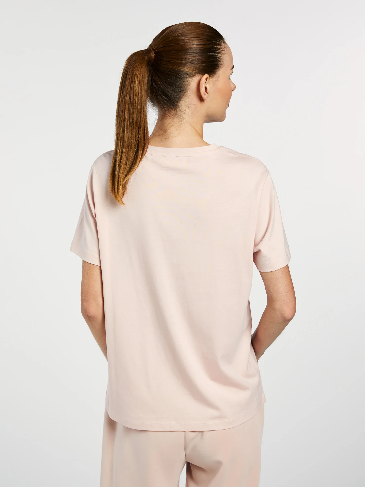 Chest Embroidery T-Shirt - Image 4