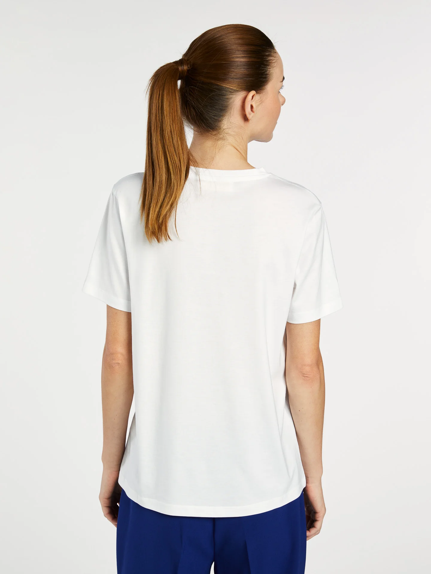 Chest Embroidery T-Shirt - Image 7