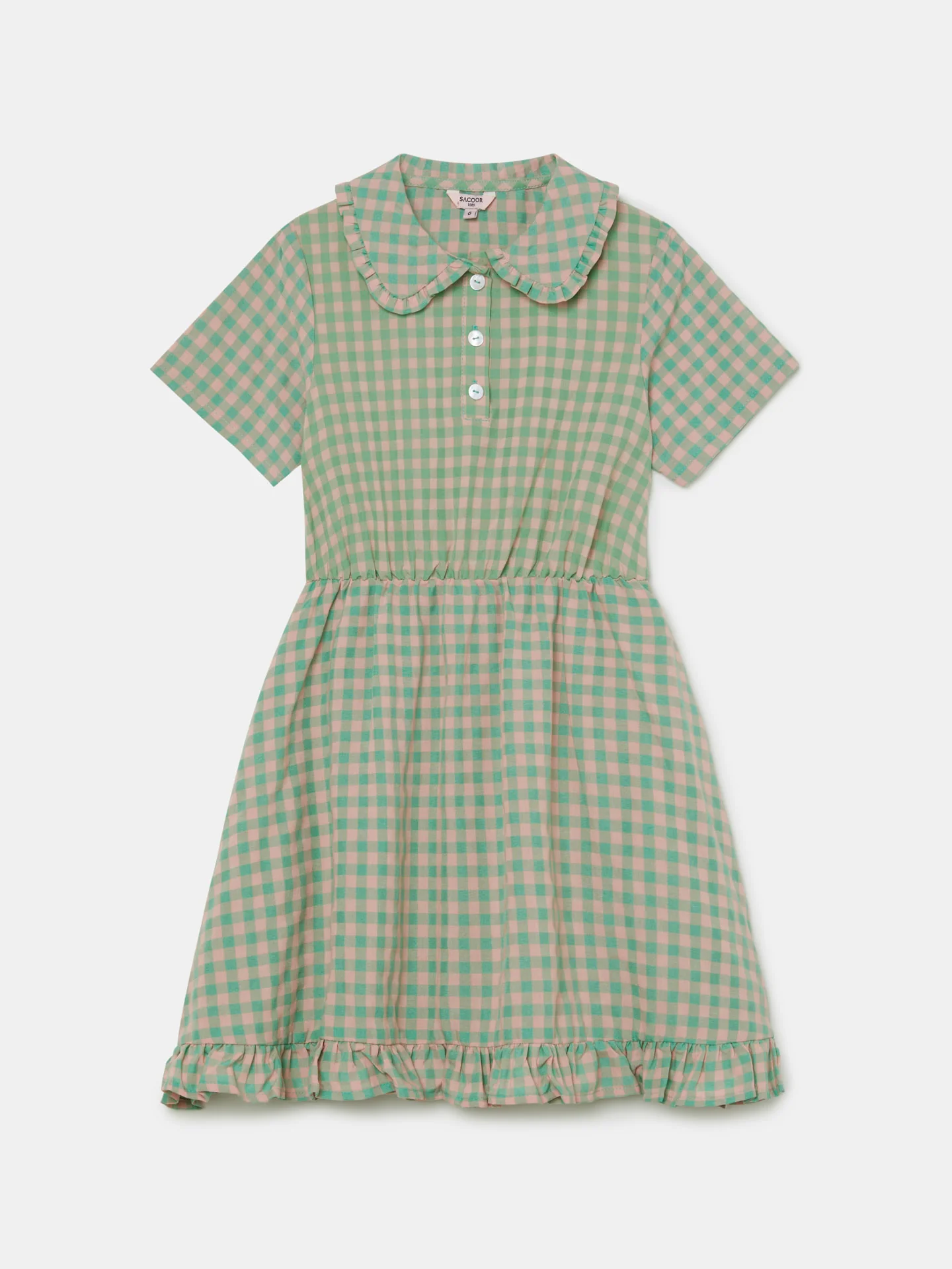 Collar Frill Picnic Dress - Image 4