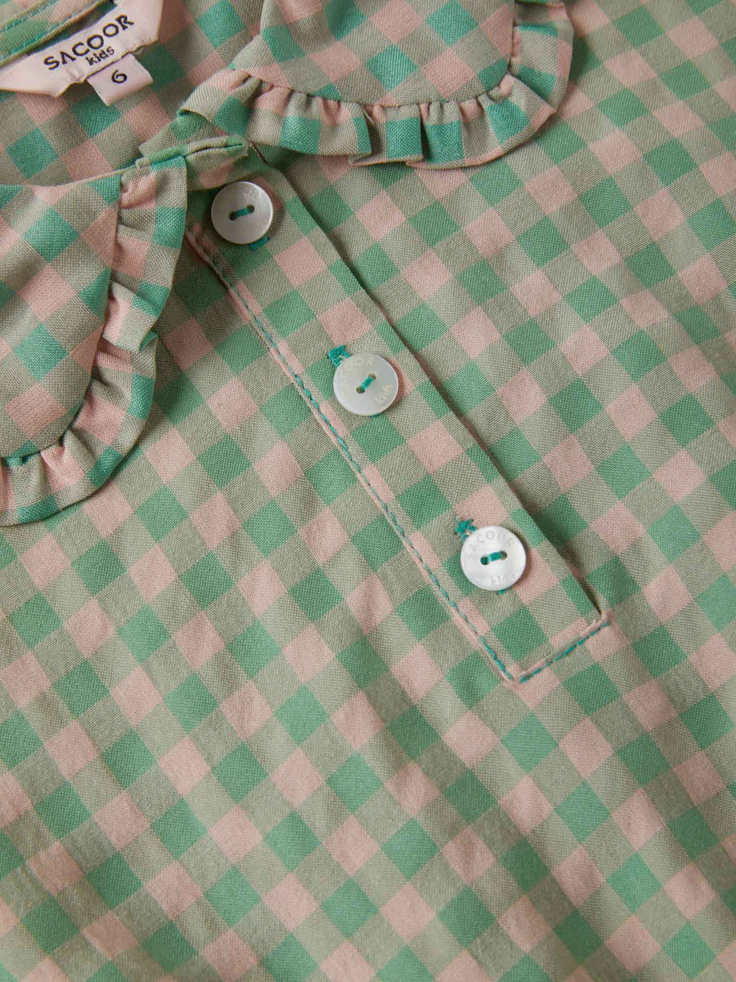 Collar Frill Picnic Dress - Image 6
