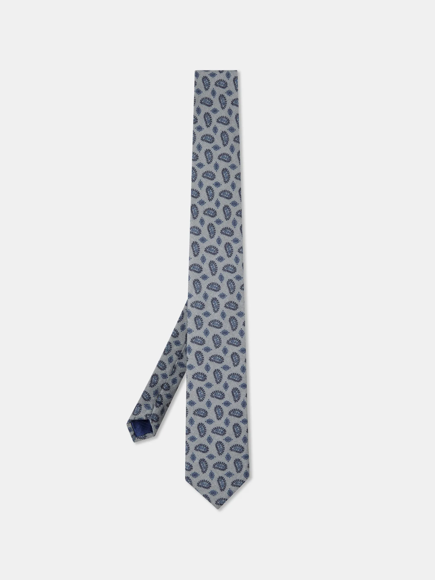 Cornucopia Pattern Tie 100% Silk 7,5cm - Image 3