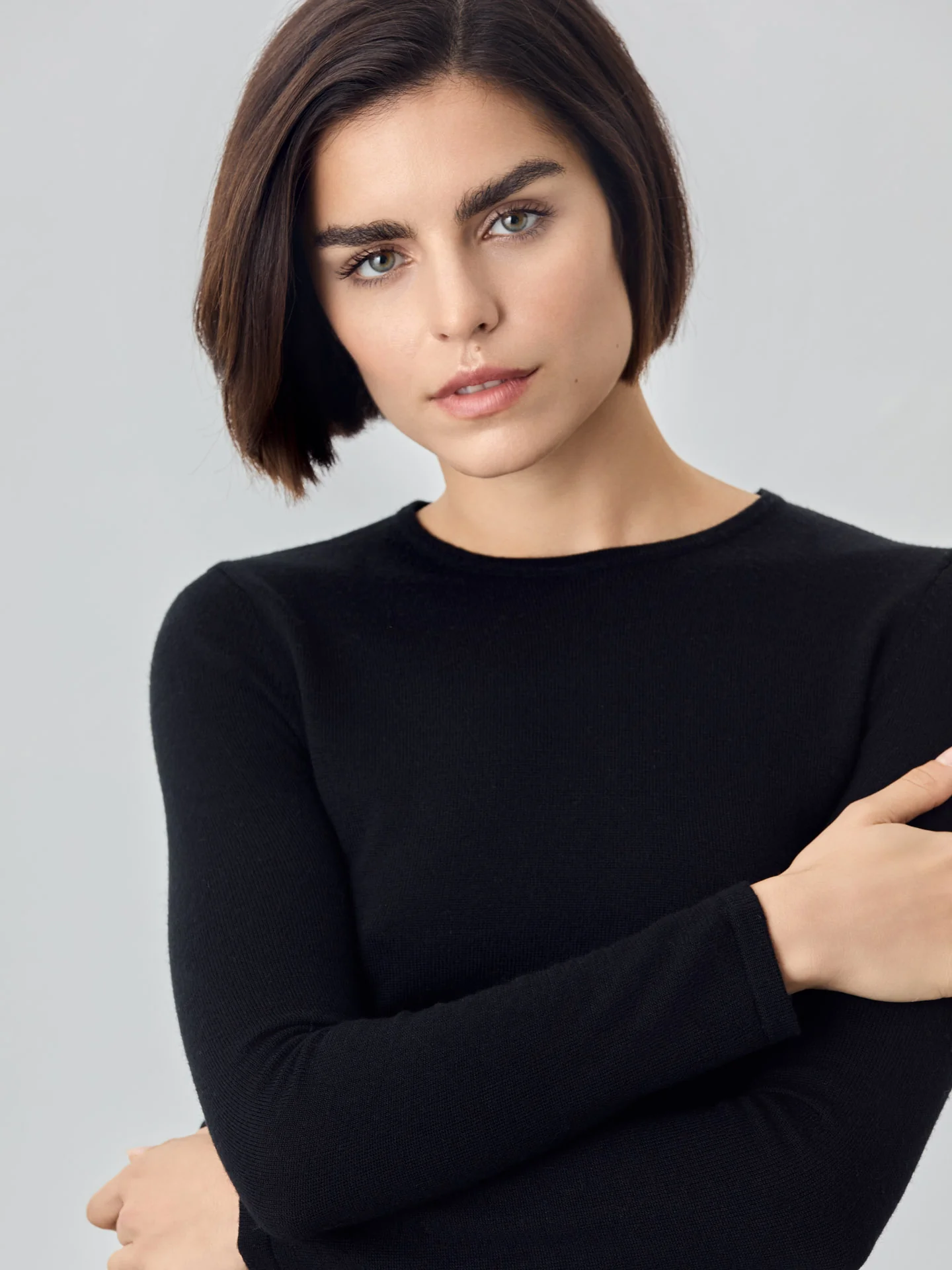 Crew Neck Merino Wool Sweater - Image 2