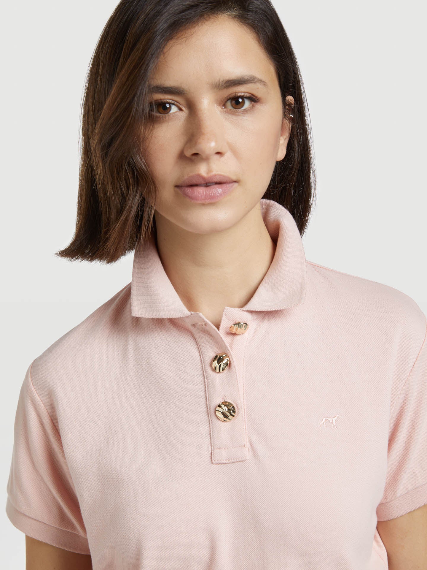 Cropped Polo Piquet