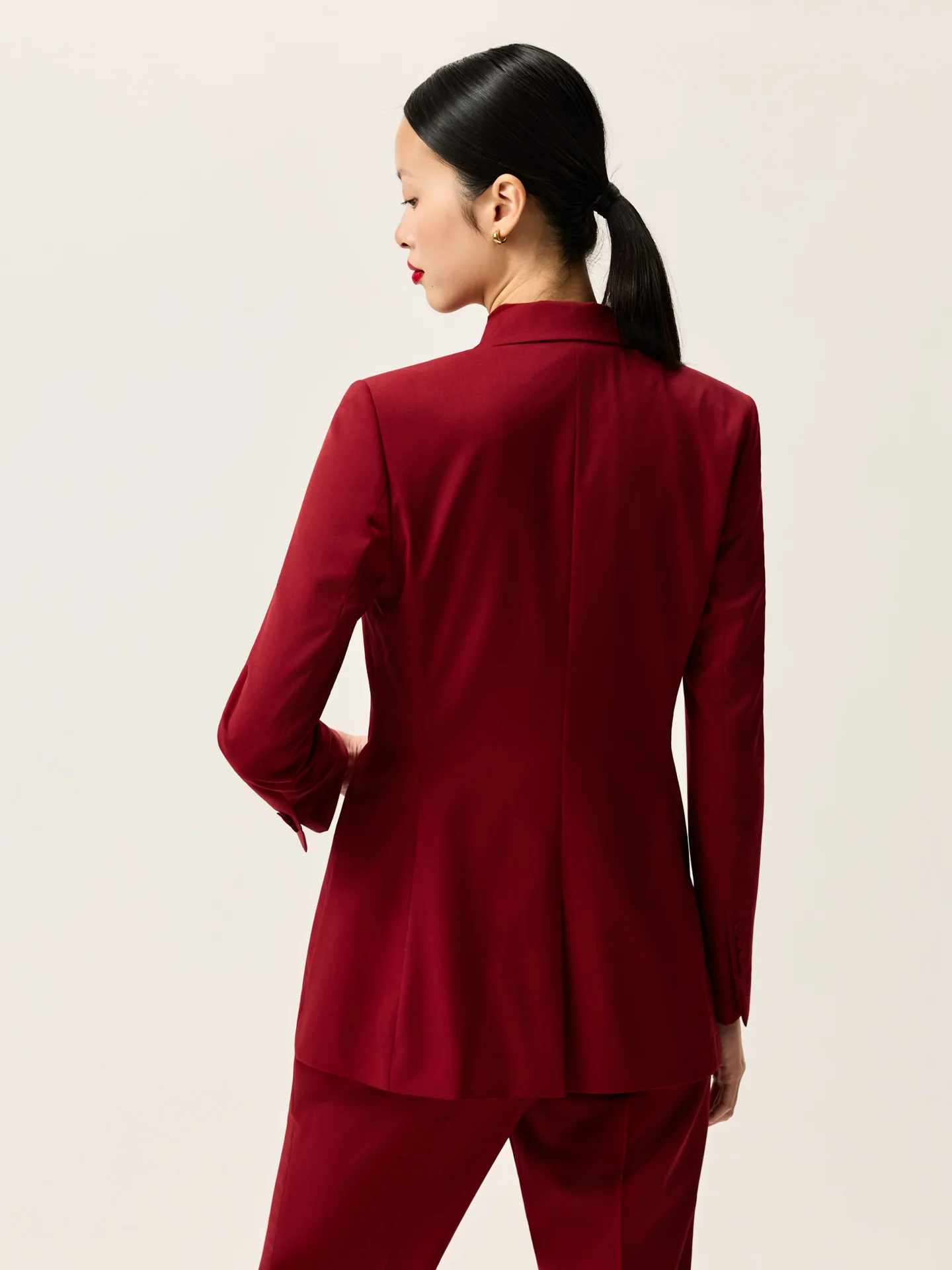 Double-Breasted Blazer In Wool Blend - Image 2