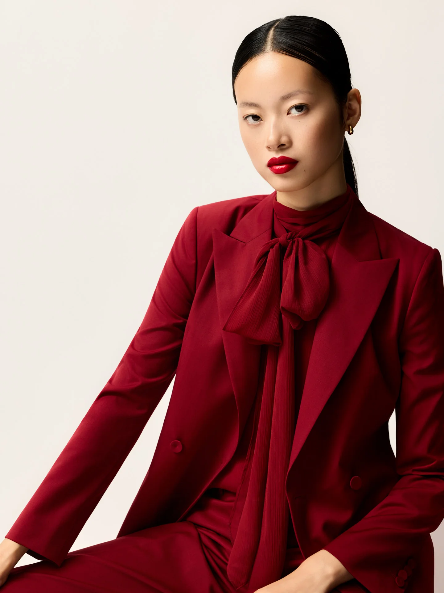 Double-Breasted Blazer In Wool Blend - Image 4