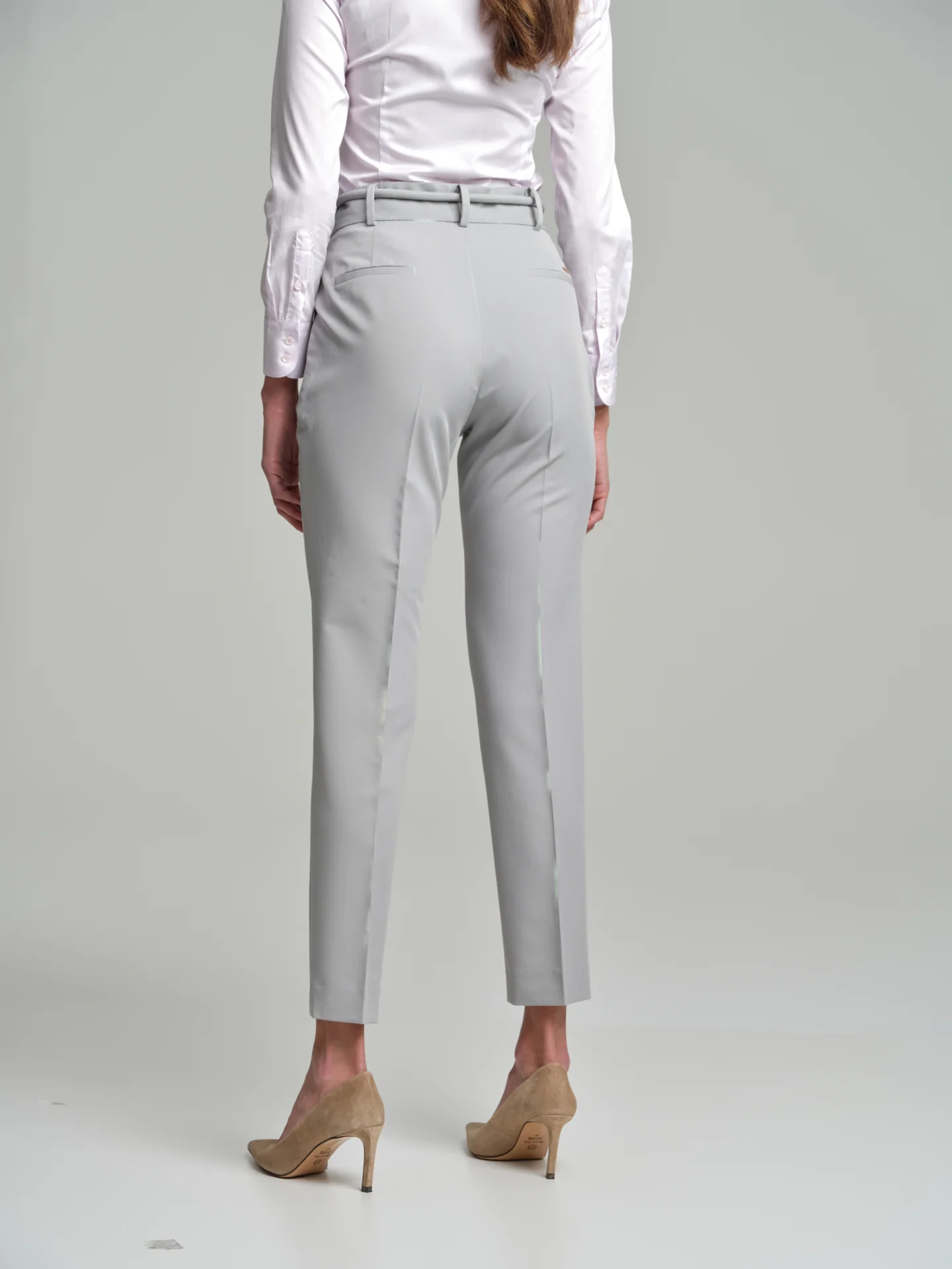 Double-breasted blazer with matching cord belt - Image 4