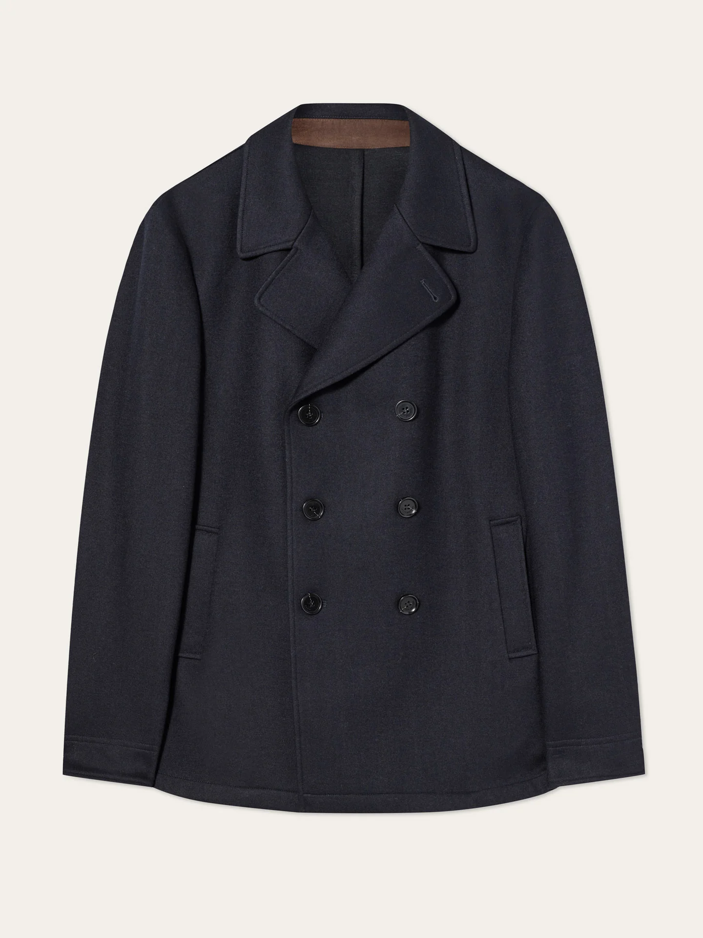Double-Breasted Peacoat In Wool Blend - Image 5