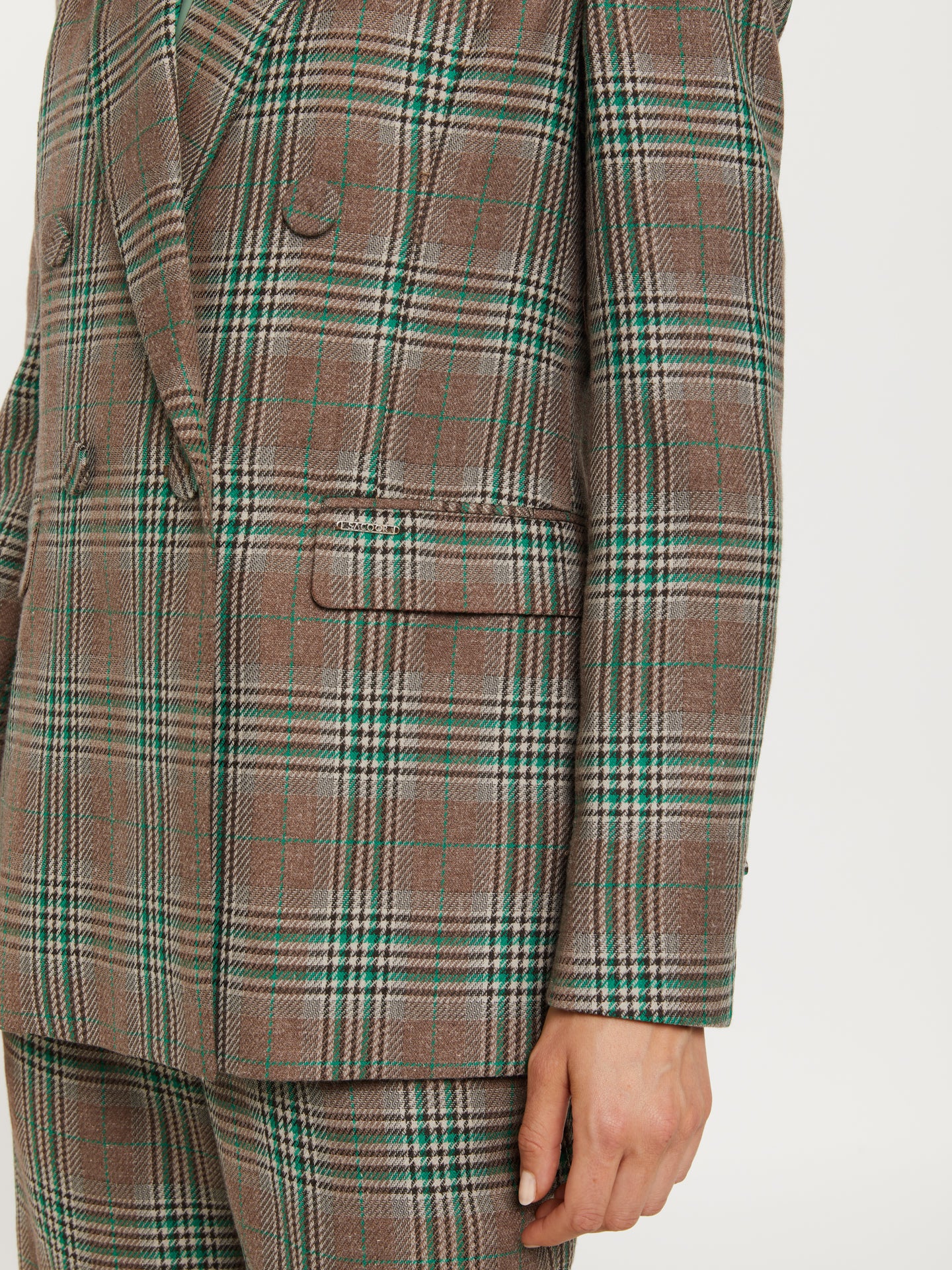 Double - breasted suit blazer - Image 3