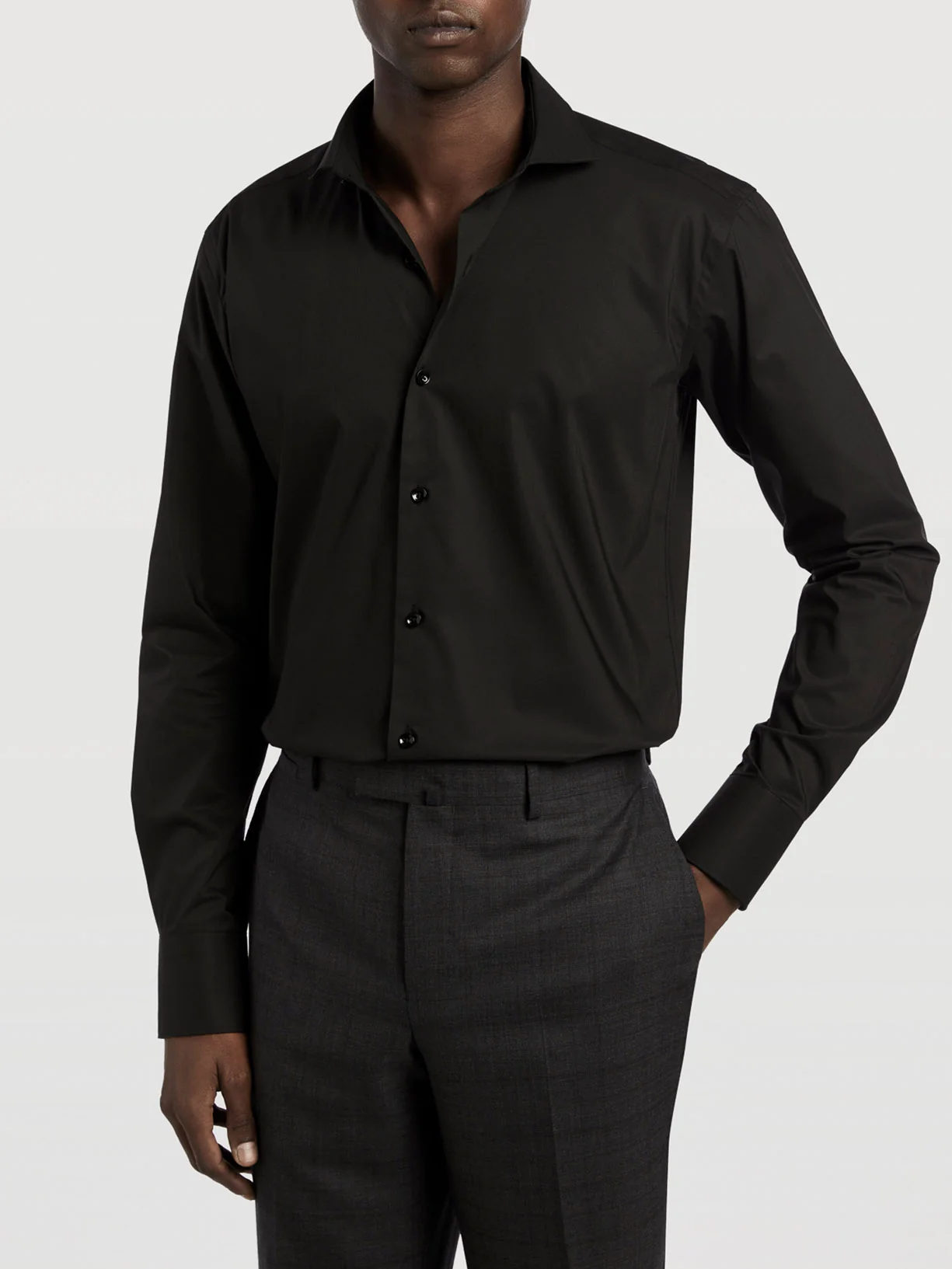 DUBLIN COLLAR SLIM FIT SINGLE CUFF