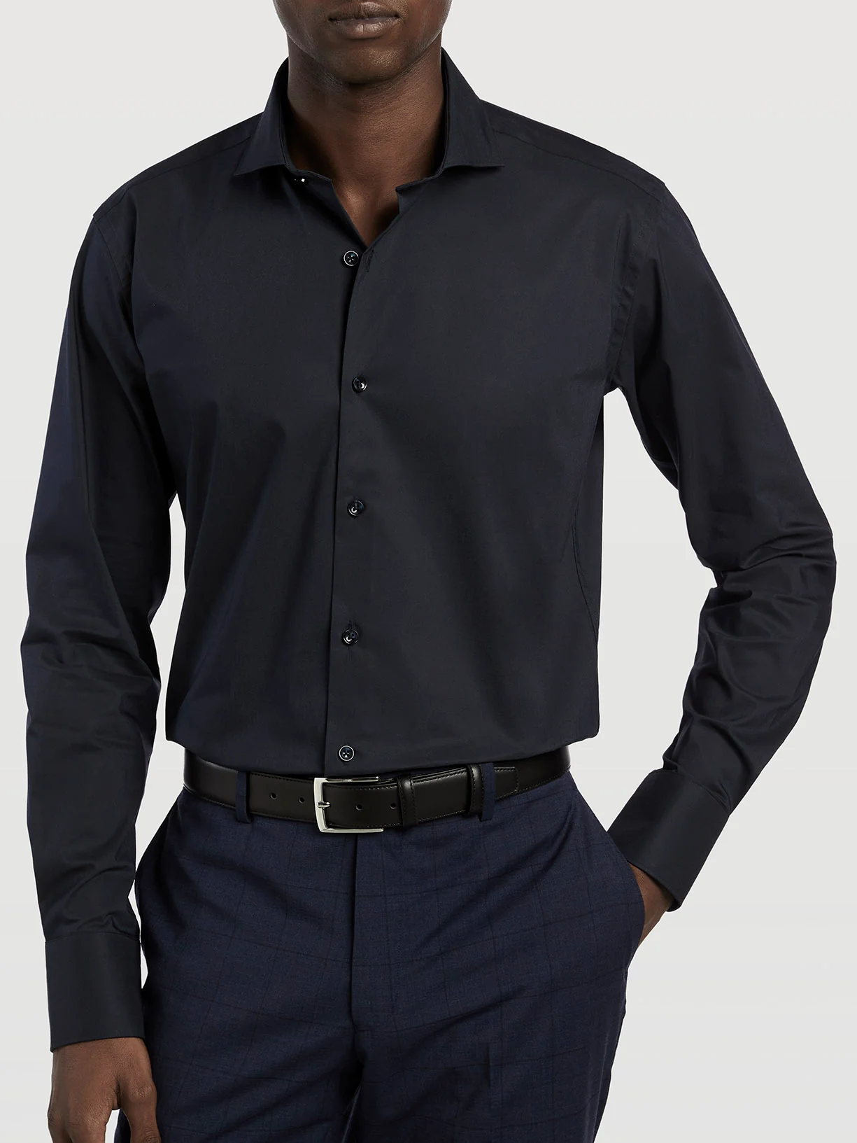 DUBLIN COLLAR SLIM FIT SINGLE CUFF - Image 5