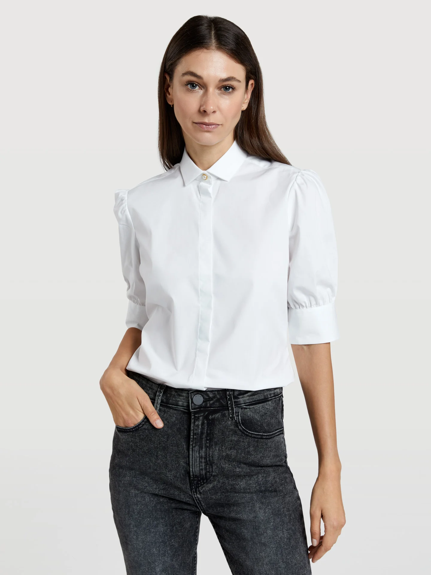 Elbow ballon sleeve shirt - Image 4