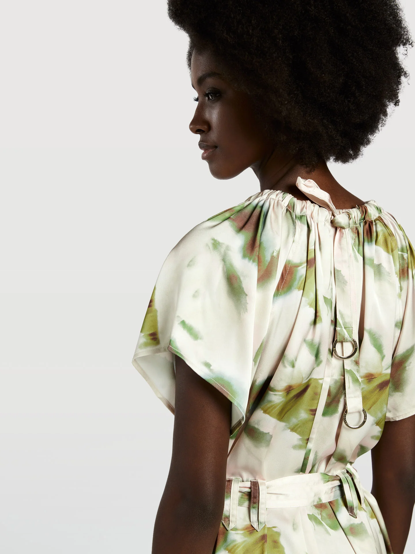 Faded Print Midi Dress - Image 3