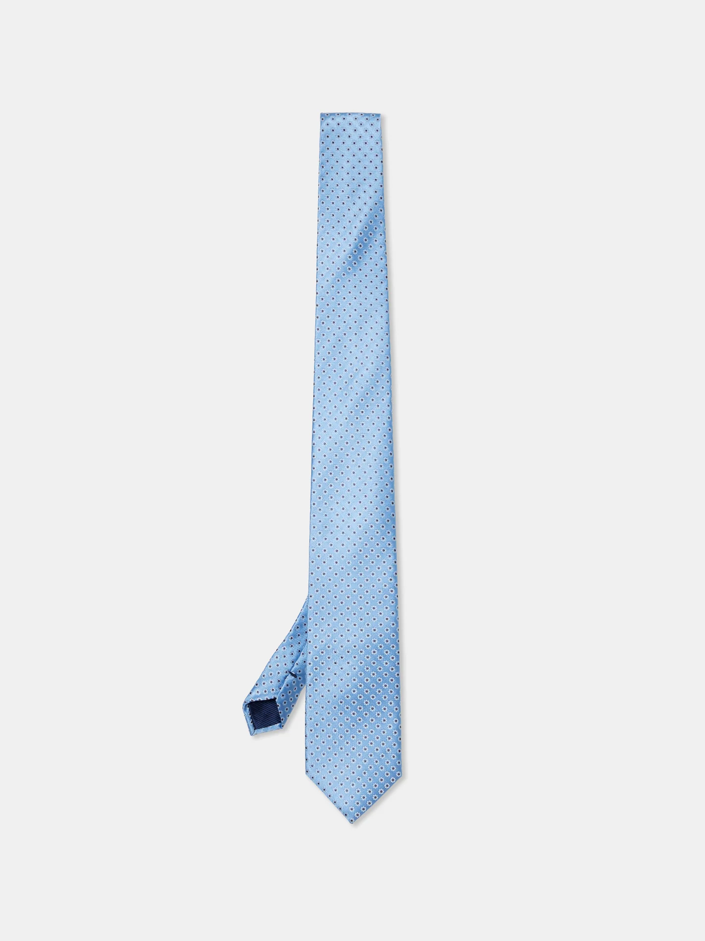 Floral Pattern Tie 100% Silk 7,5cm - Image 3