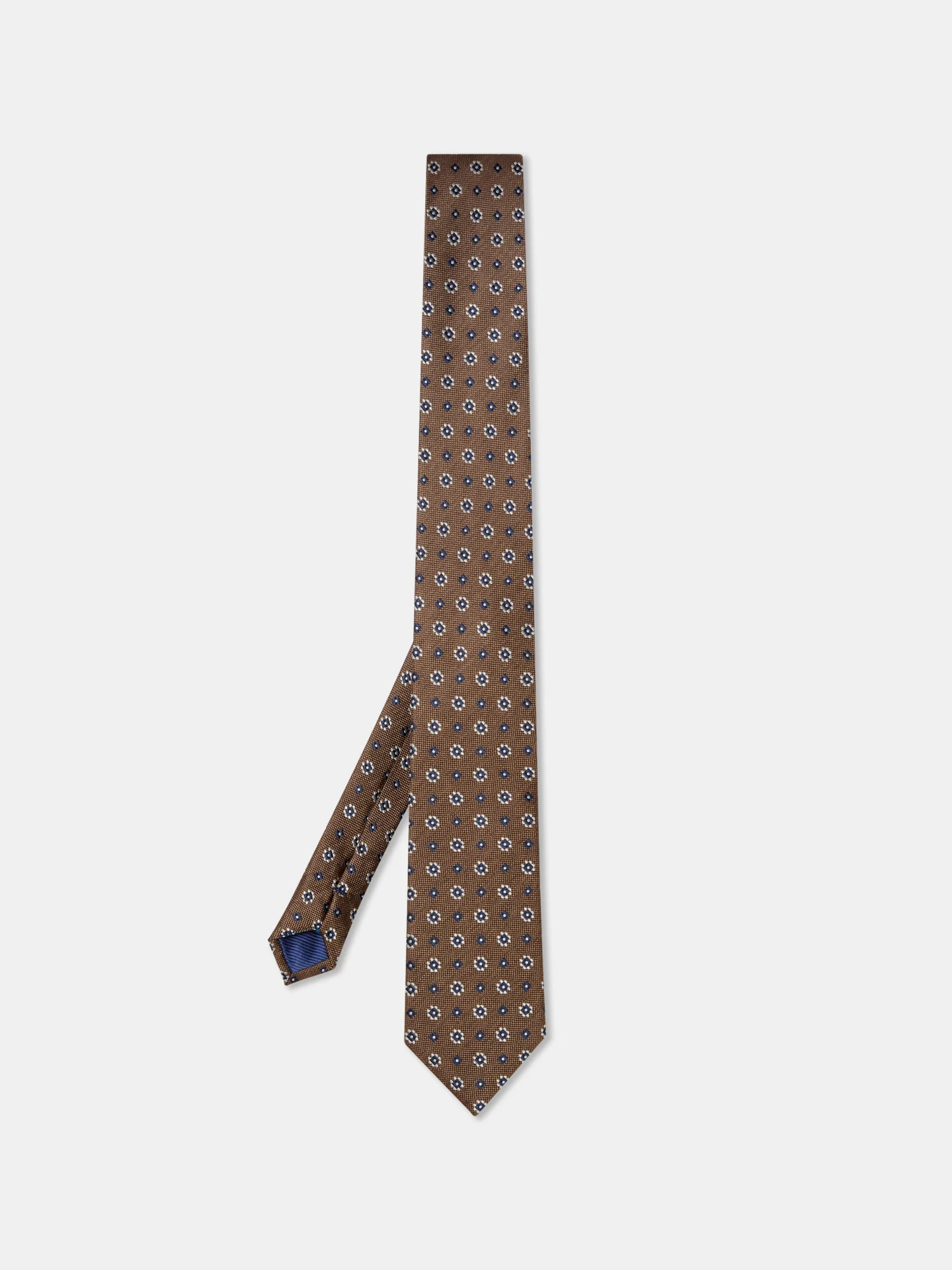 Floral Pattern Tie 100% Silk 7,5cm