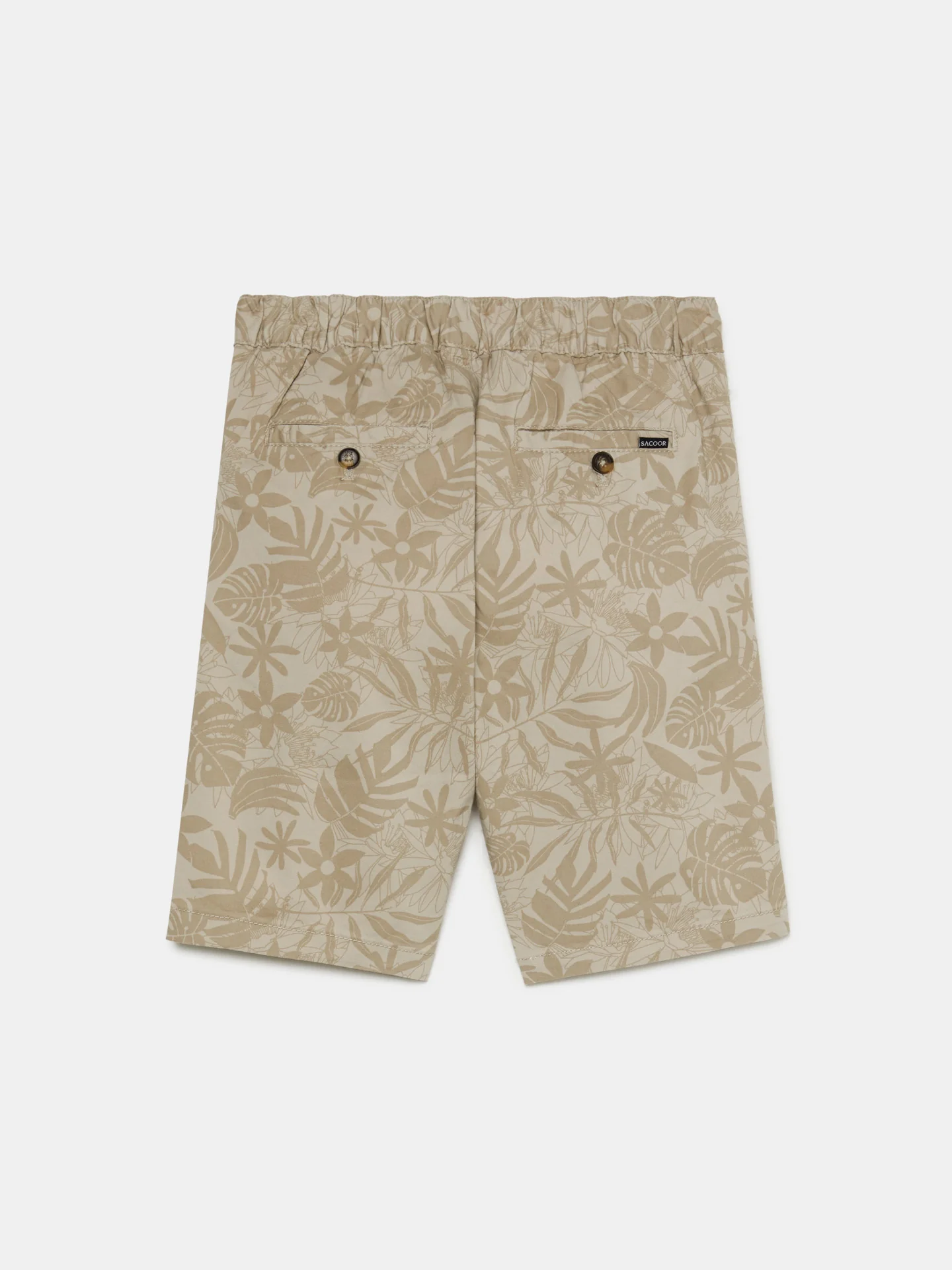 Flower Print Bermuda Shorts - Image 2