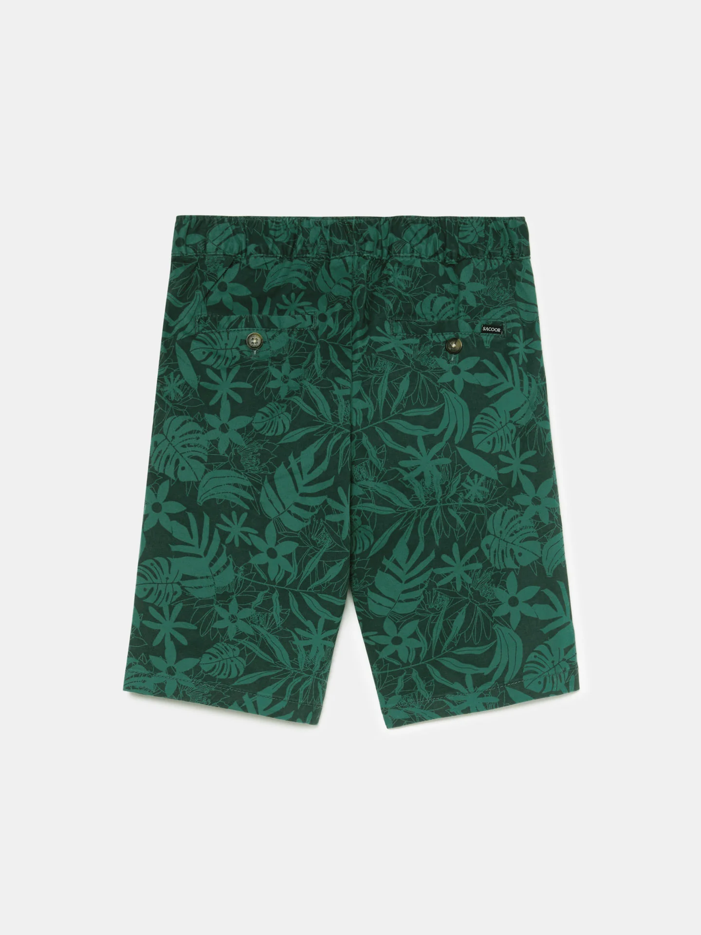 Flower Print Bermuda Shorts - Image 5