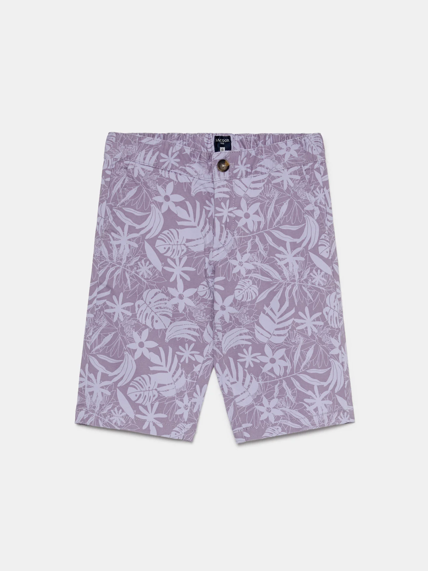 Flower Print Bermuda Shorts - Image 7