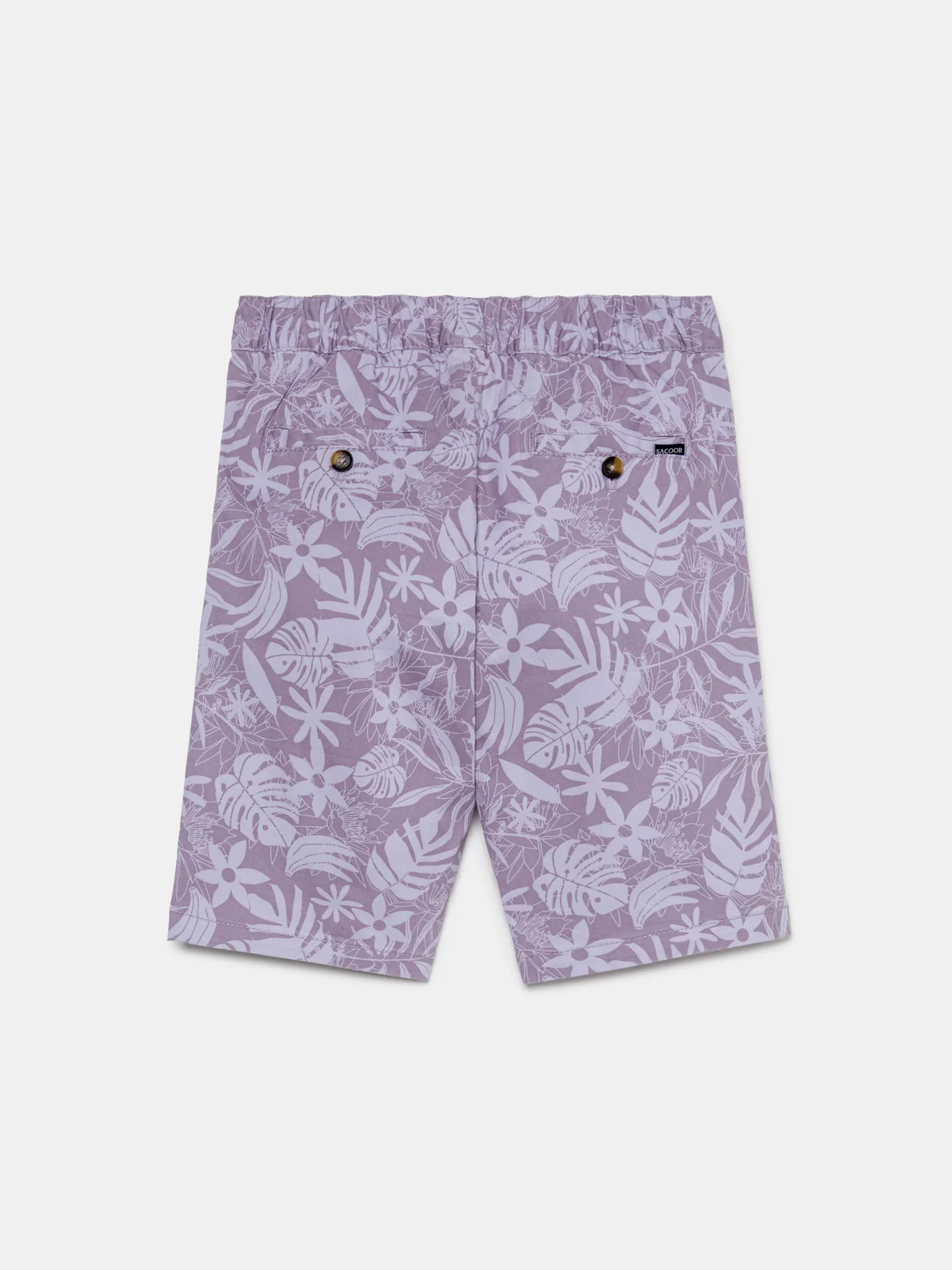 Flower Print Bermuda Shorts - Image 8