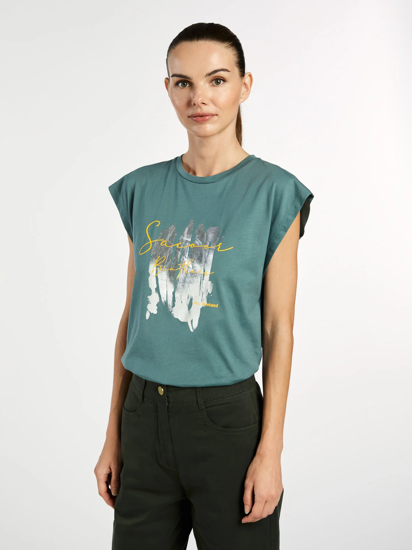 Foil Print T-Shirt - Image 2
