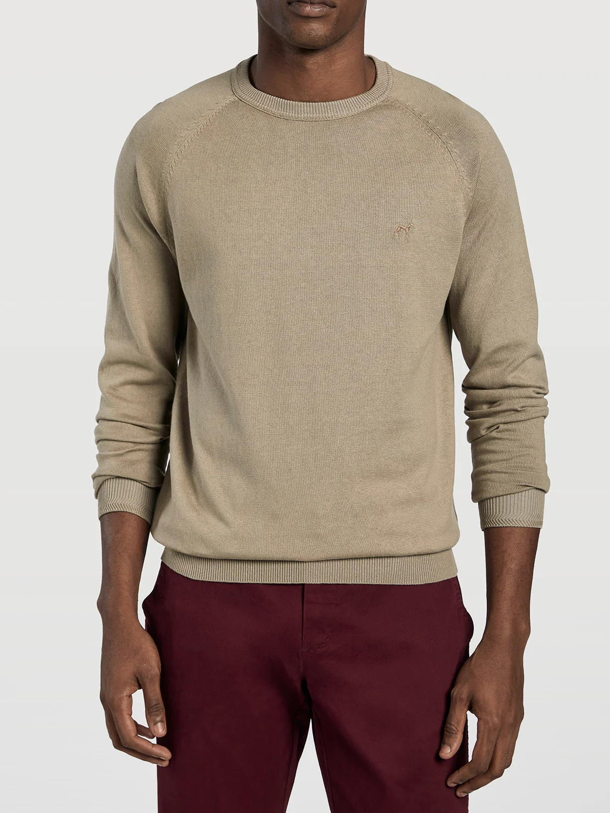 Garment dye crew neck sweater - Image 6