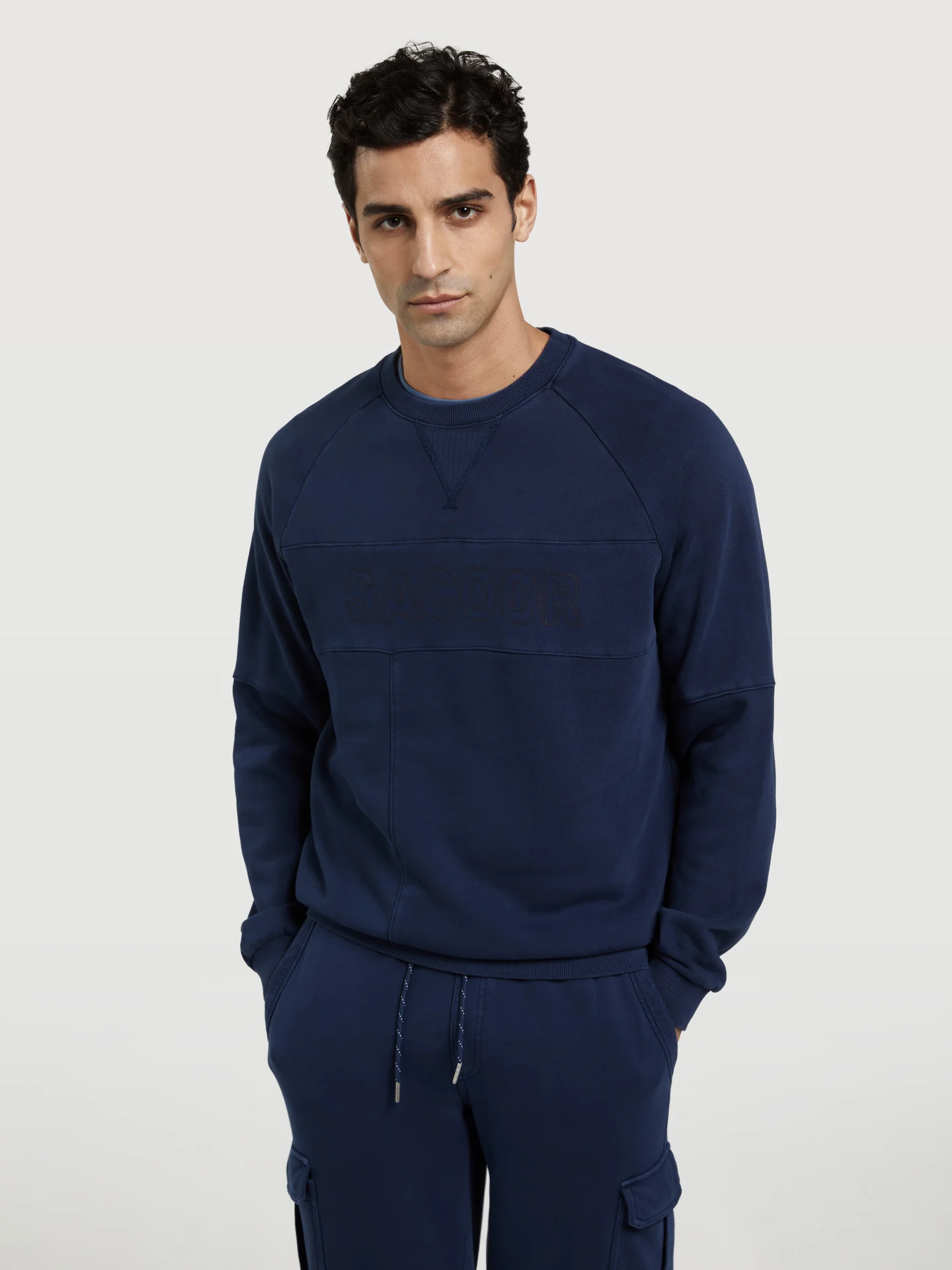 Garment Dye Sweatshirt With Branding