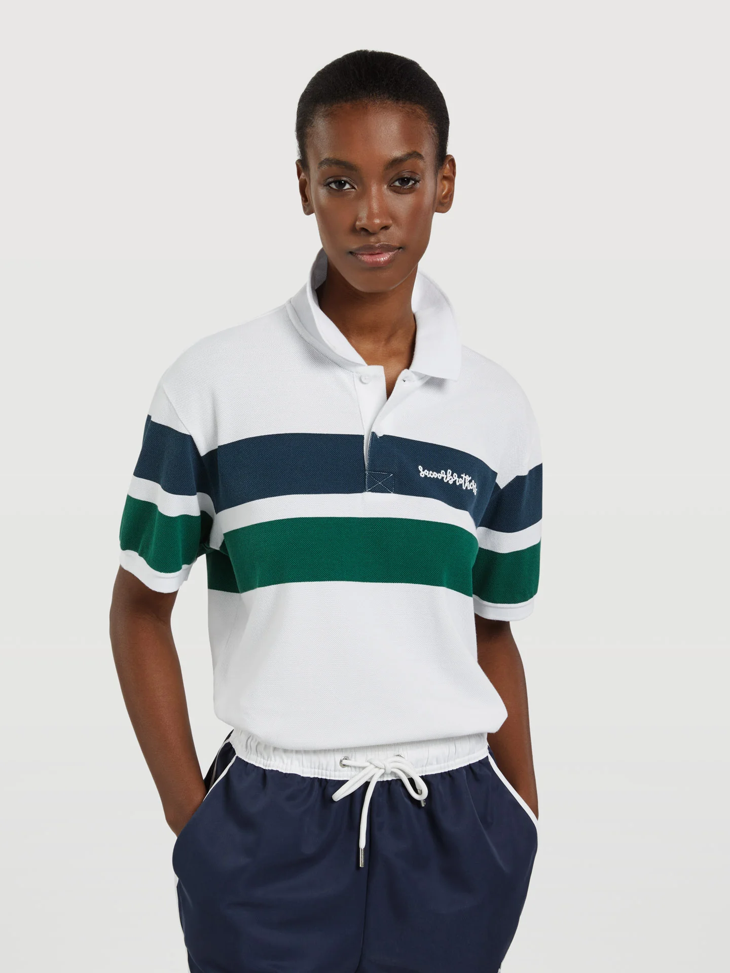 Gen Z Capsule Collection Polo Piqué Shirt With Stripes - Image 4