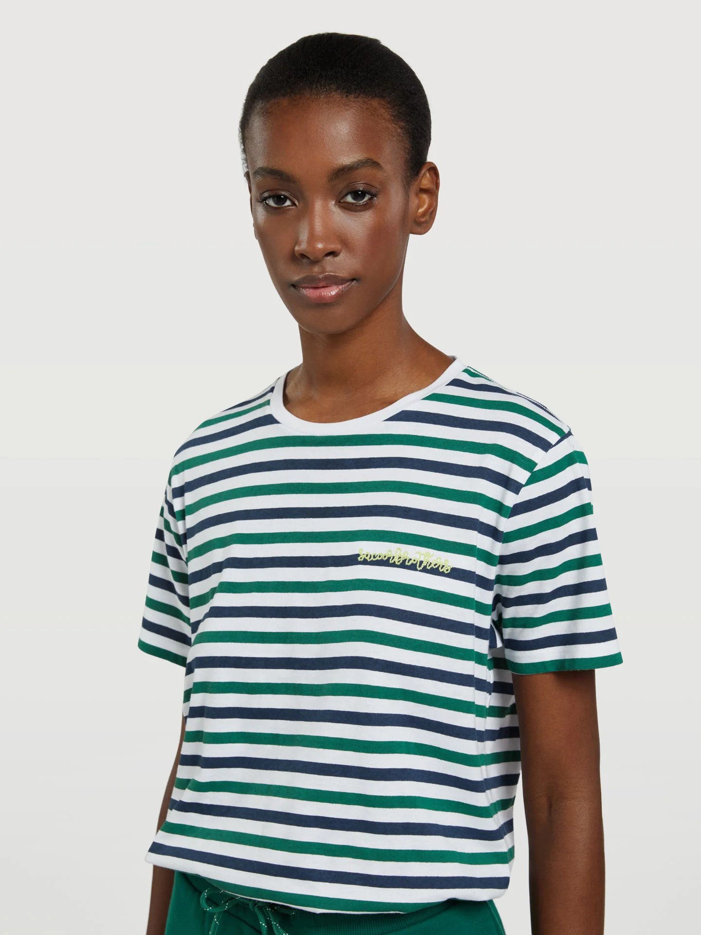Gen Z Capsule Collection T-shirt With Printed Stripes - Image 3