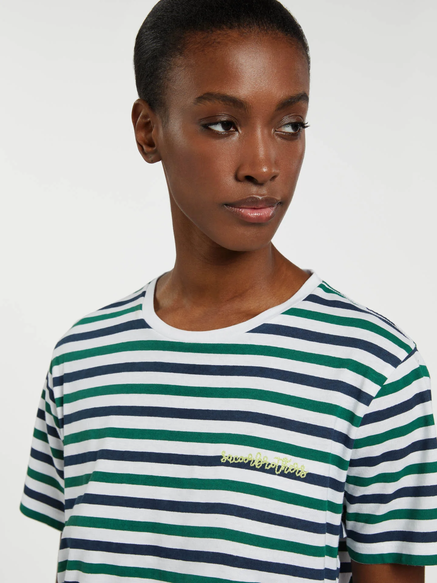 Gen Z Capsule Collection T-shirt With Printed Stripes - Image 4