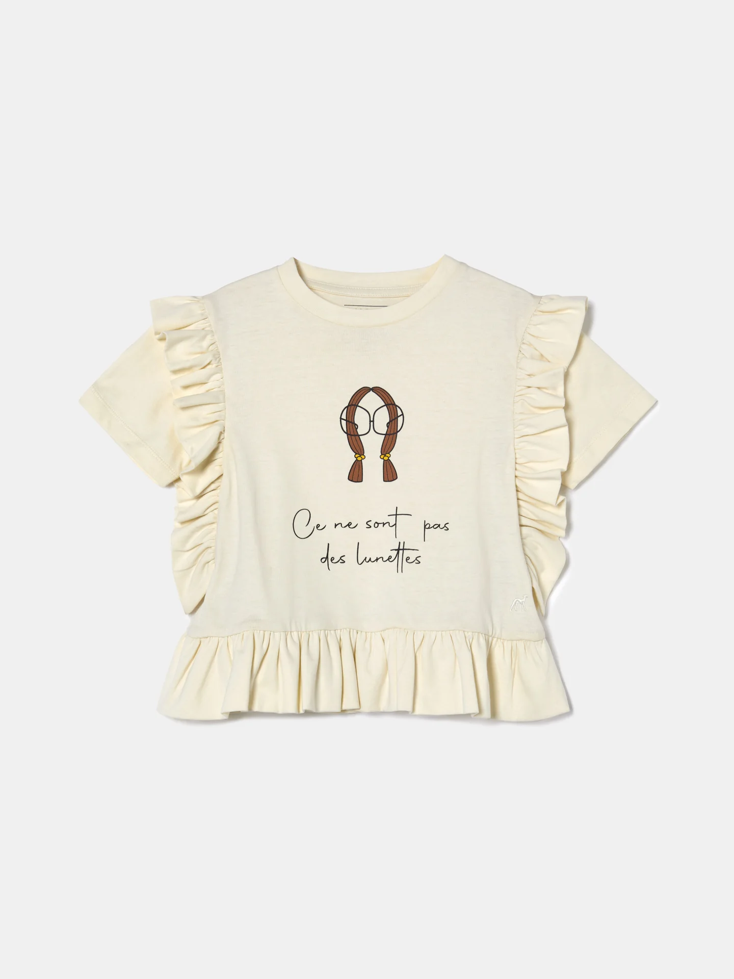 Glasses Print T-shirt