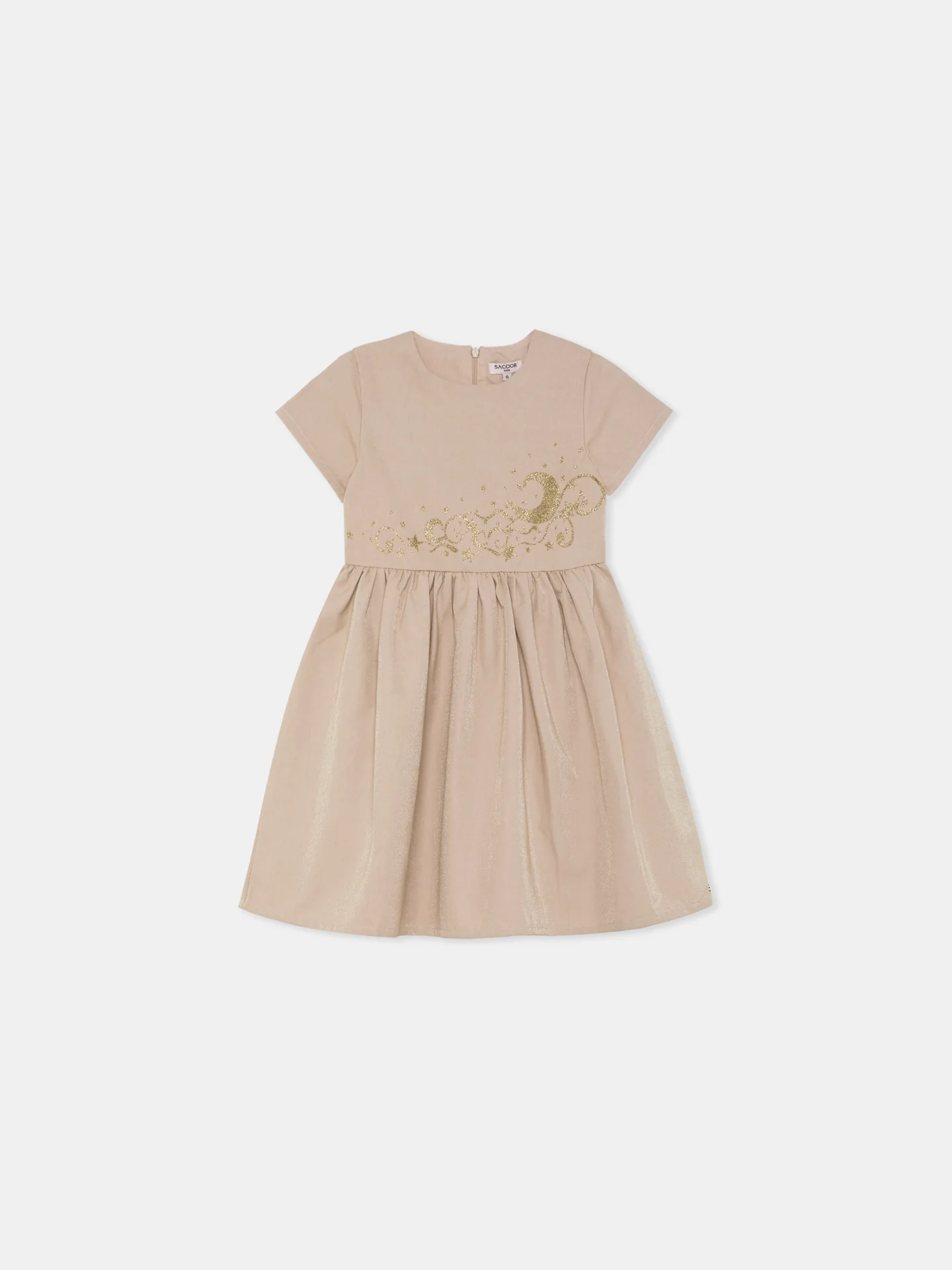 Glitter Print Dress - Image 4
