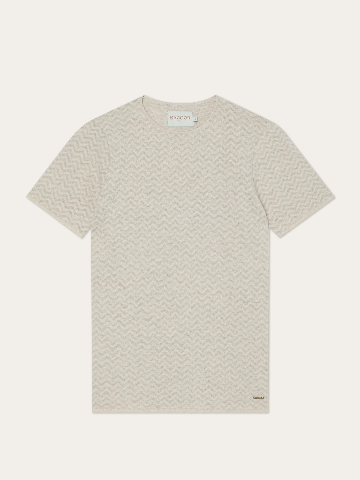 High Neck Sweater In Merino Wool blend - Image 4