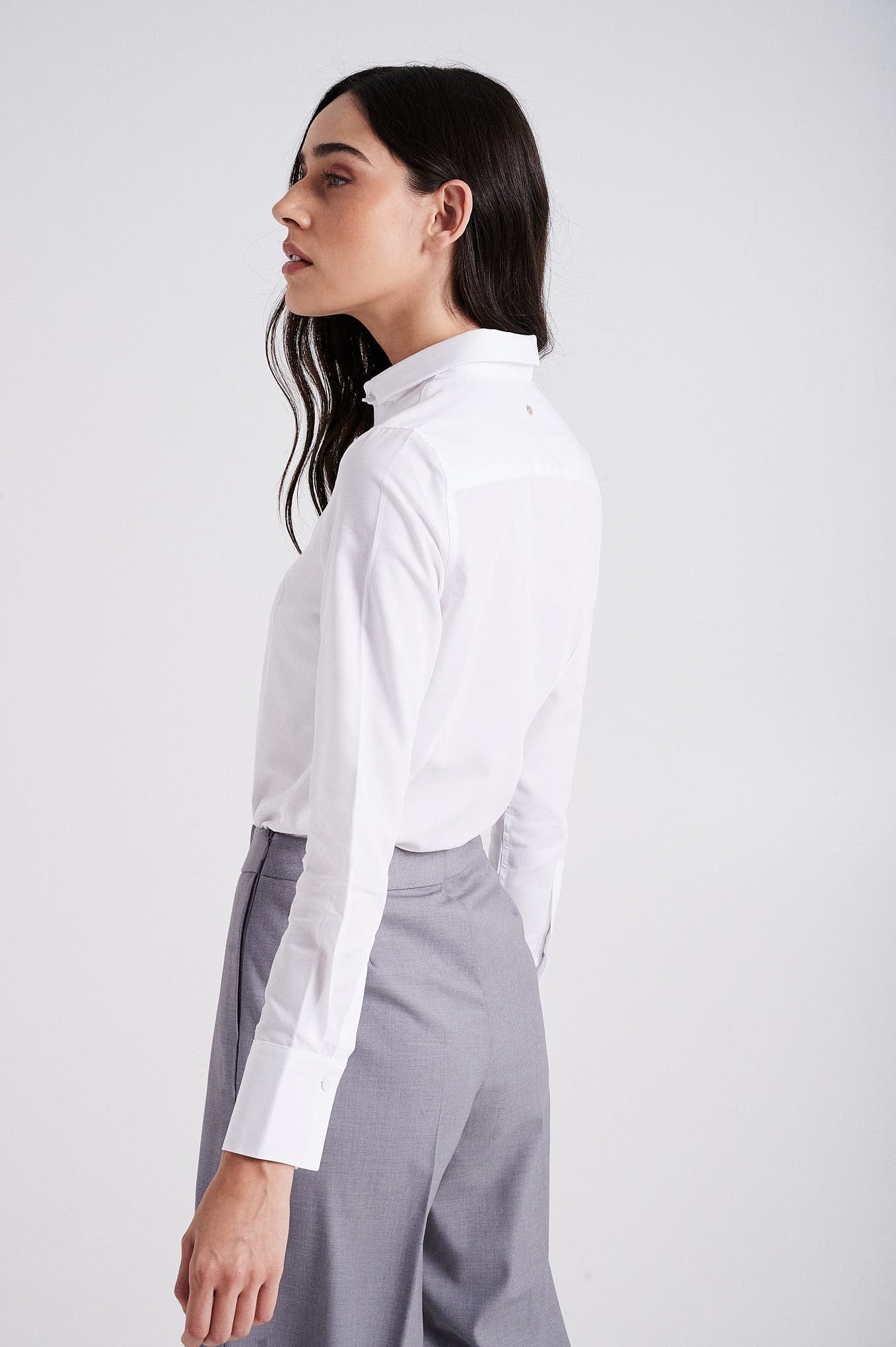High waist cropped classic trousers - Image 2