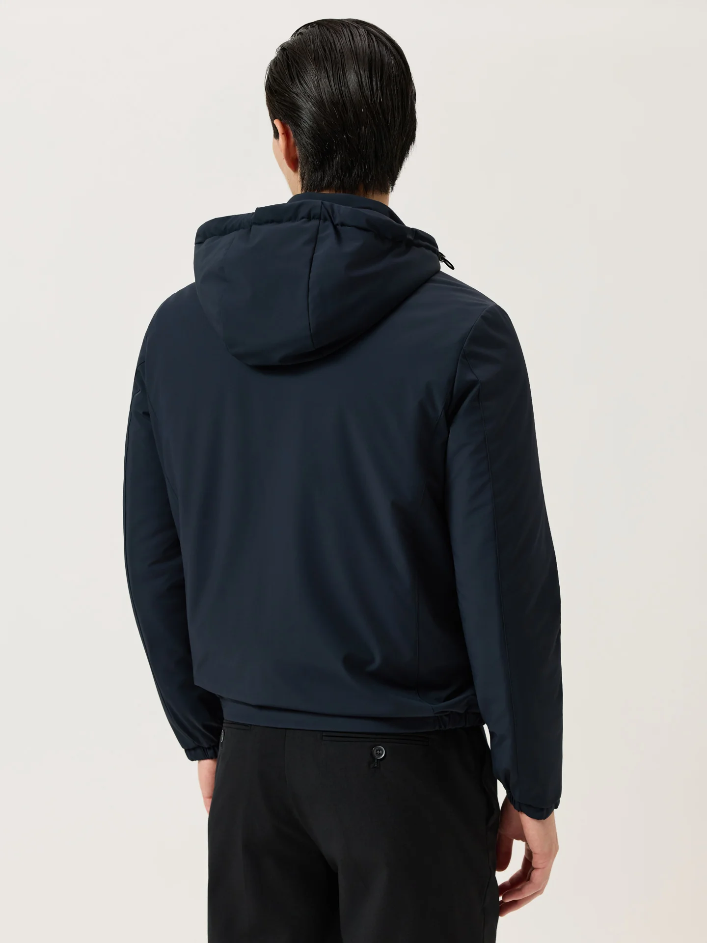 Hooded Performance Jacket In Stretch Nylon - Image 7