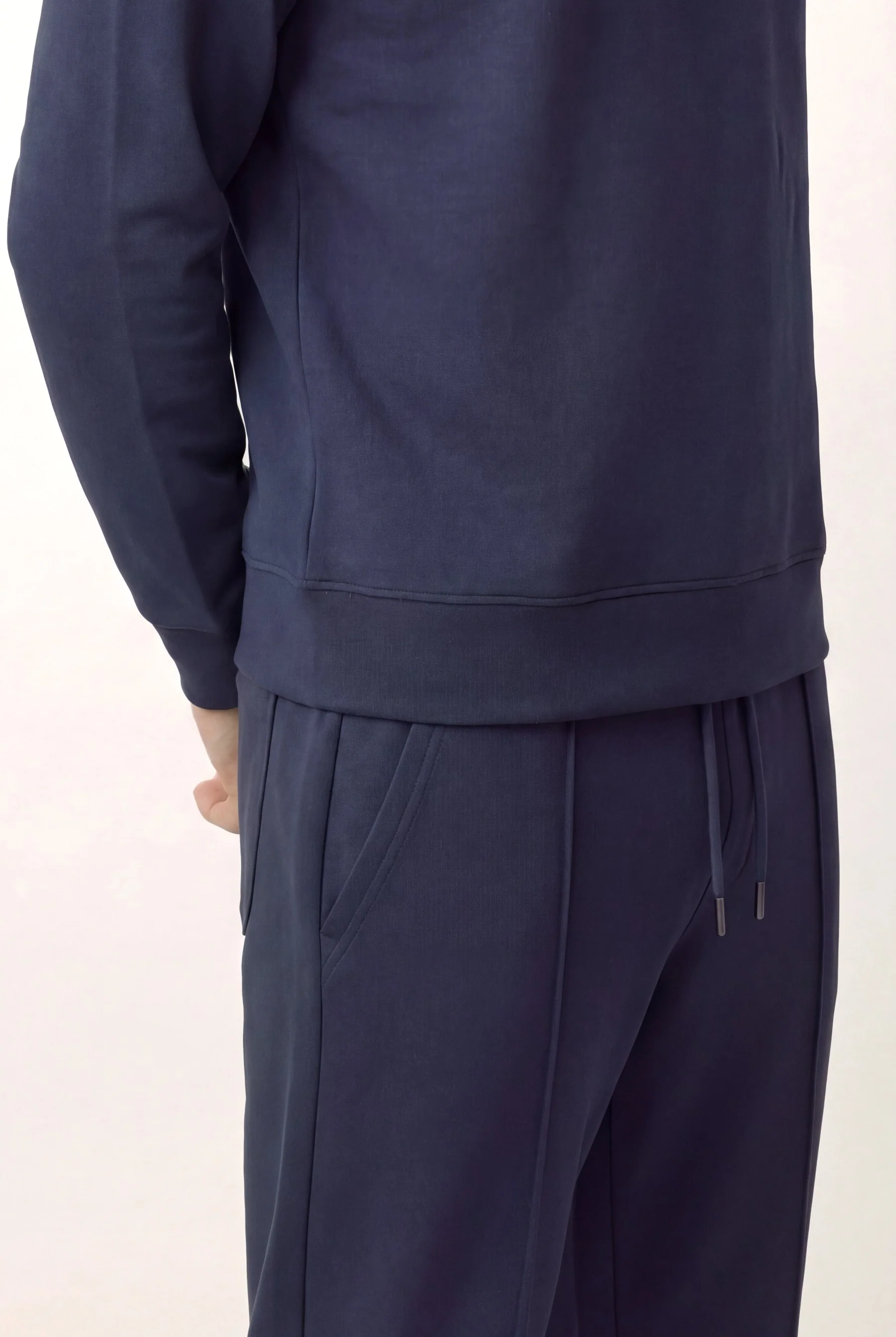 Interlock Jogger Pants With Elasticated Waistband And Drawcord - Image 3