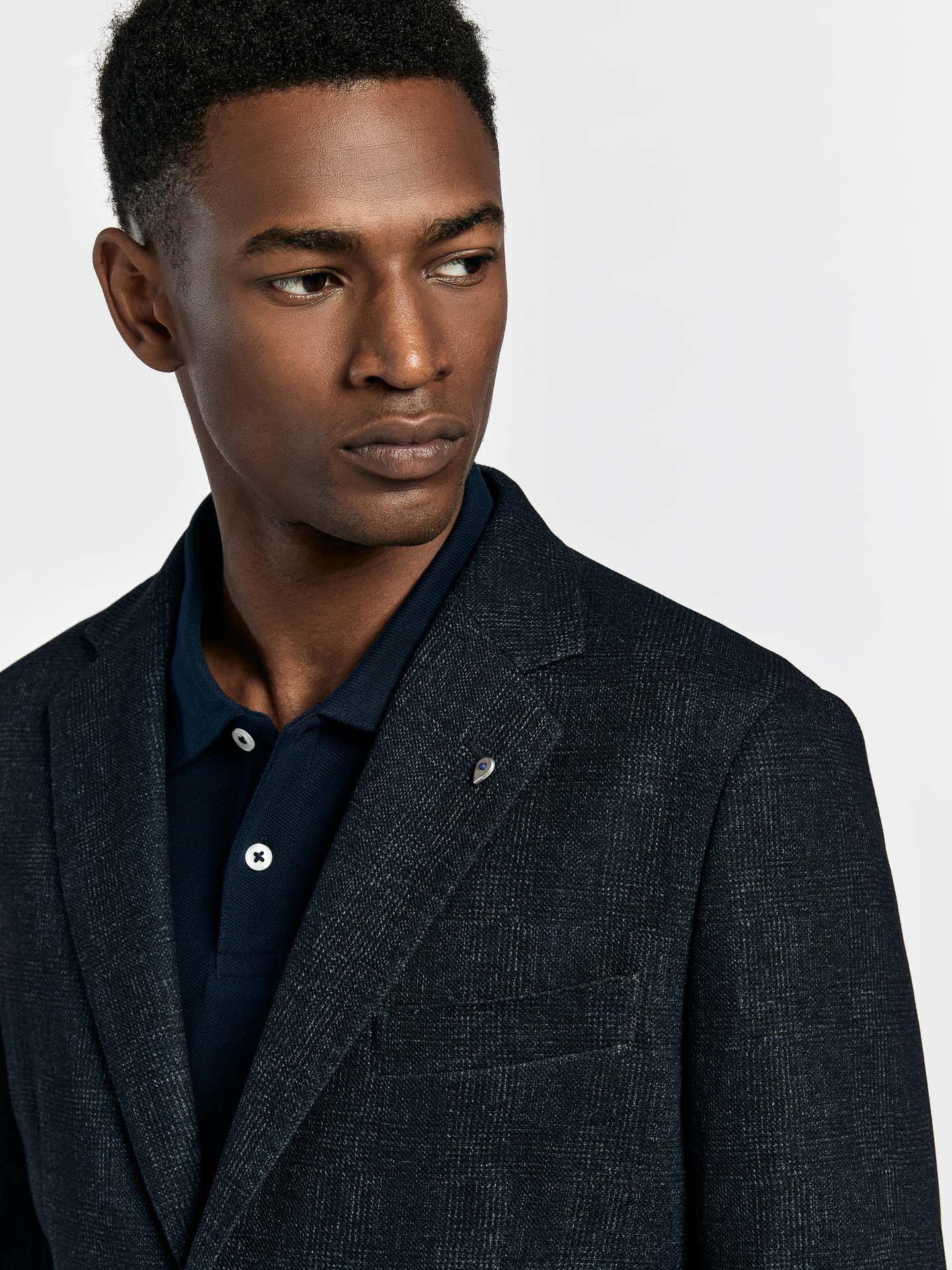 K-comfort checks jersey blazer - Image 2