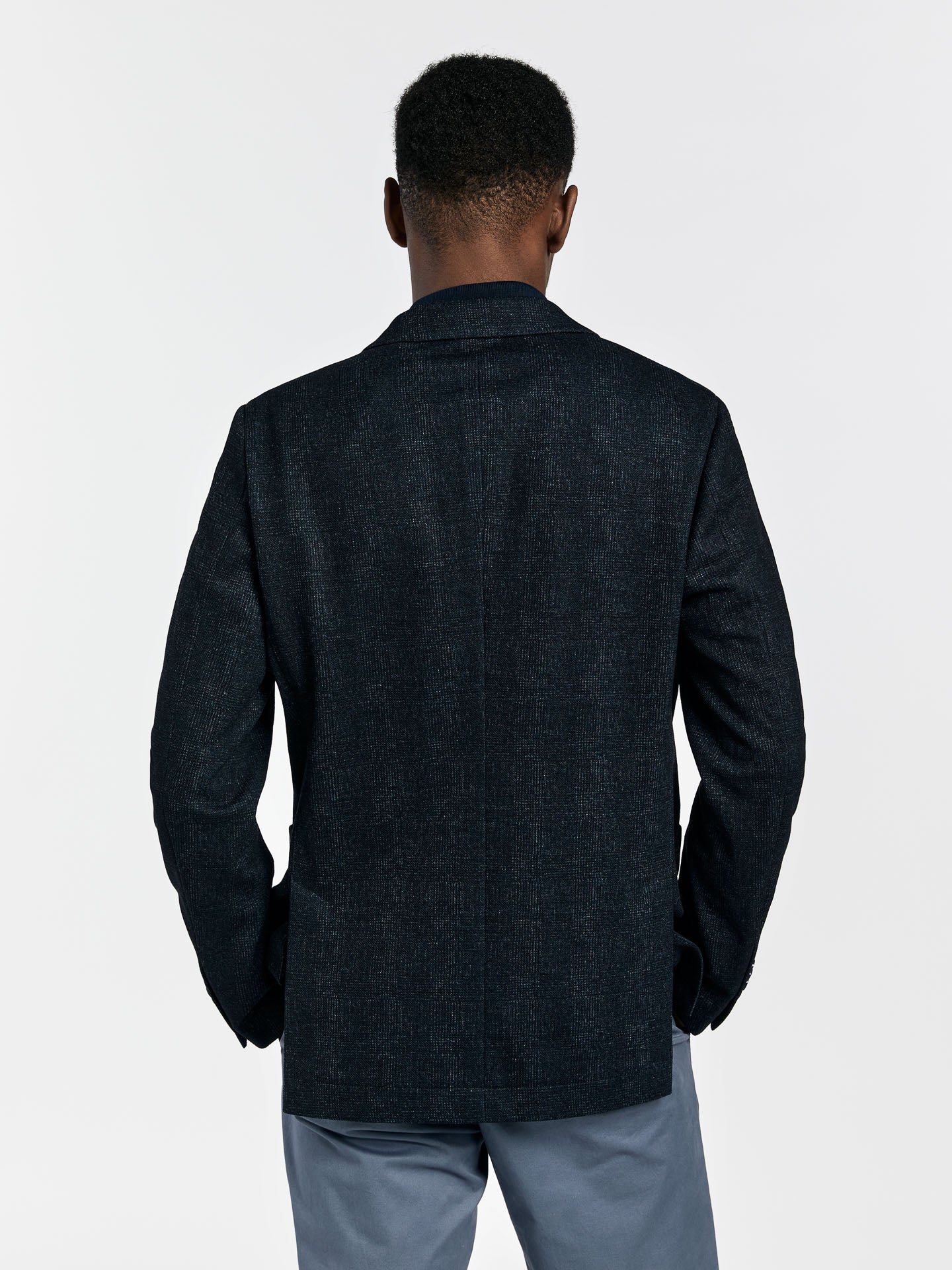 K-comfort checks jersey blazer - Image 3