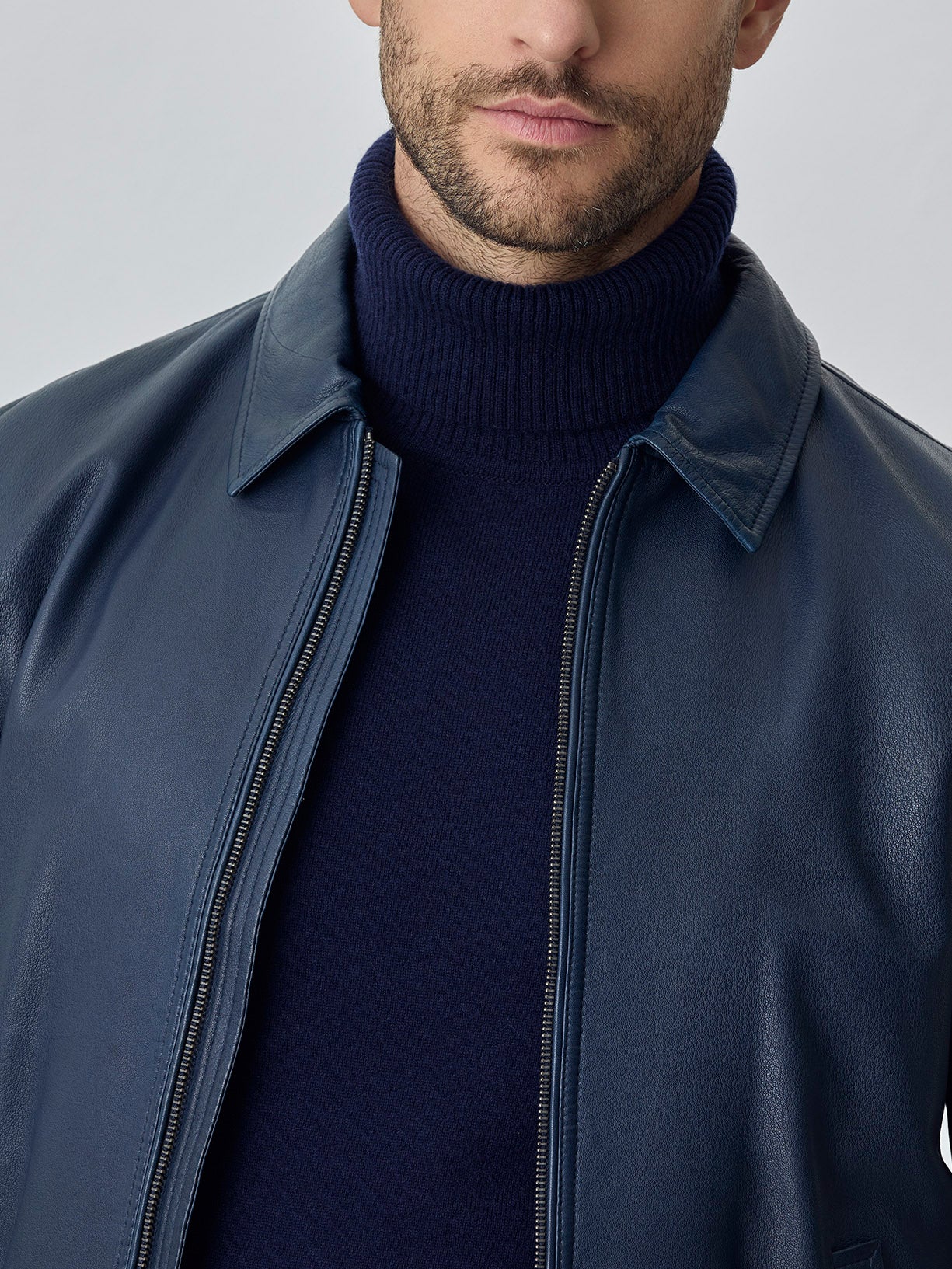 Leather bomber jacket - Image 10