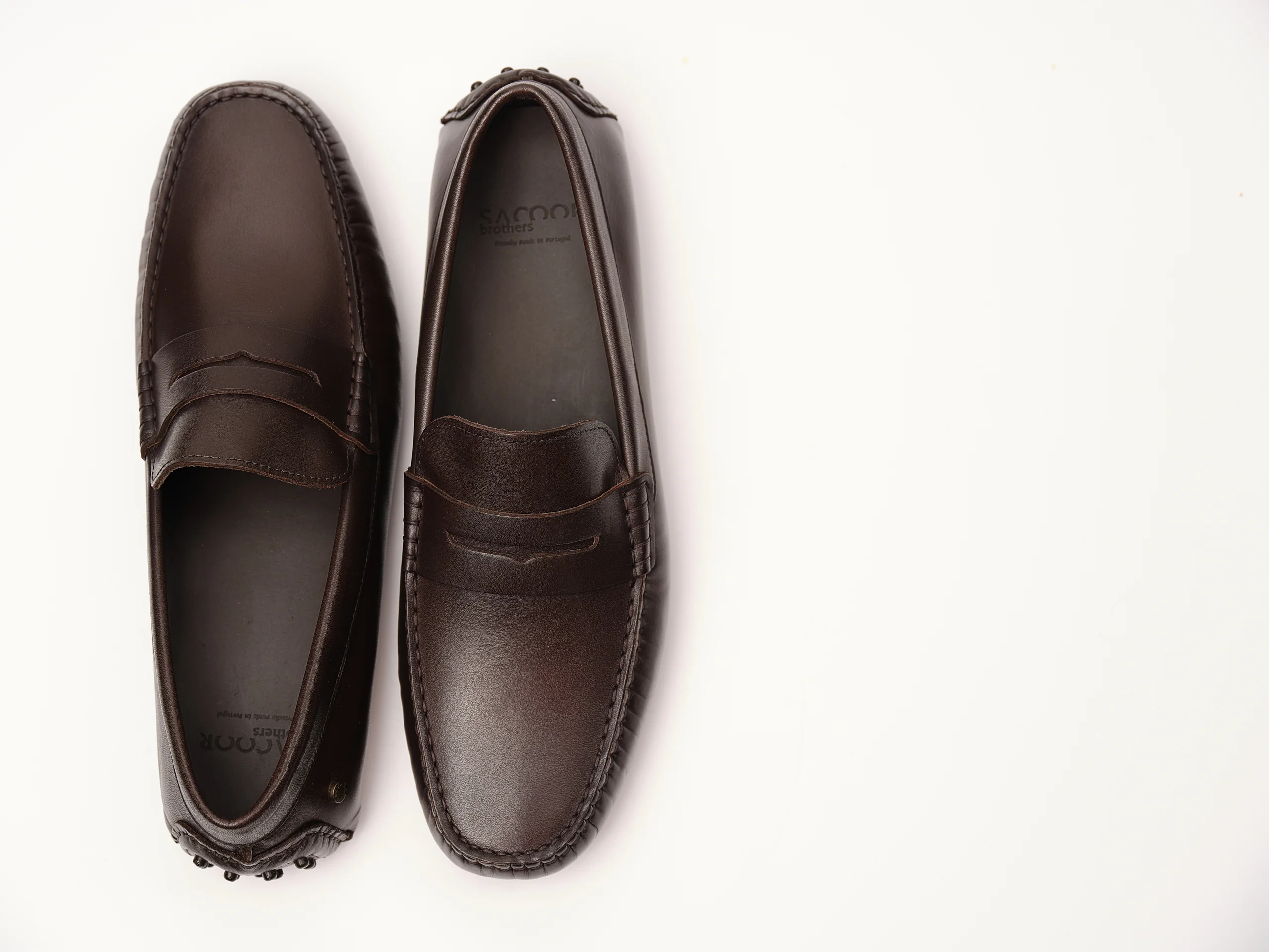 Leather drivers with recycled rubber pittons - Image 10