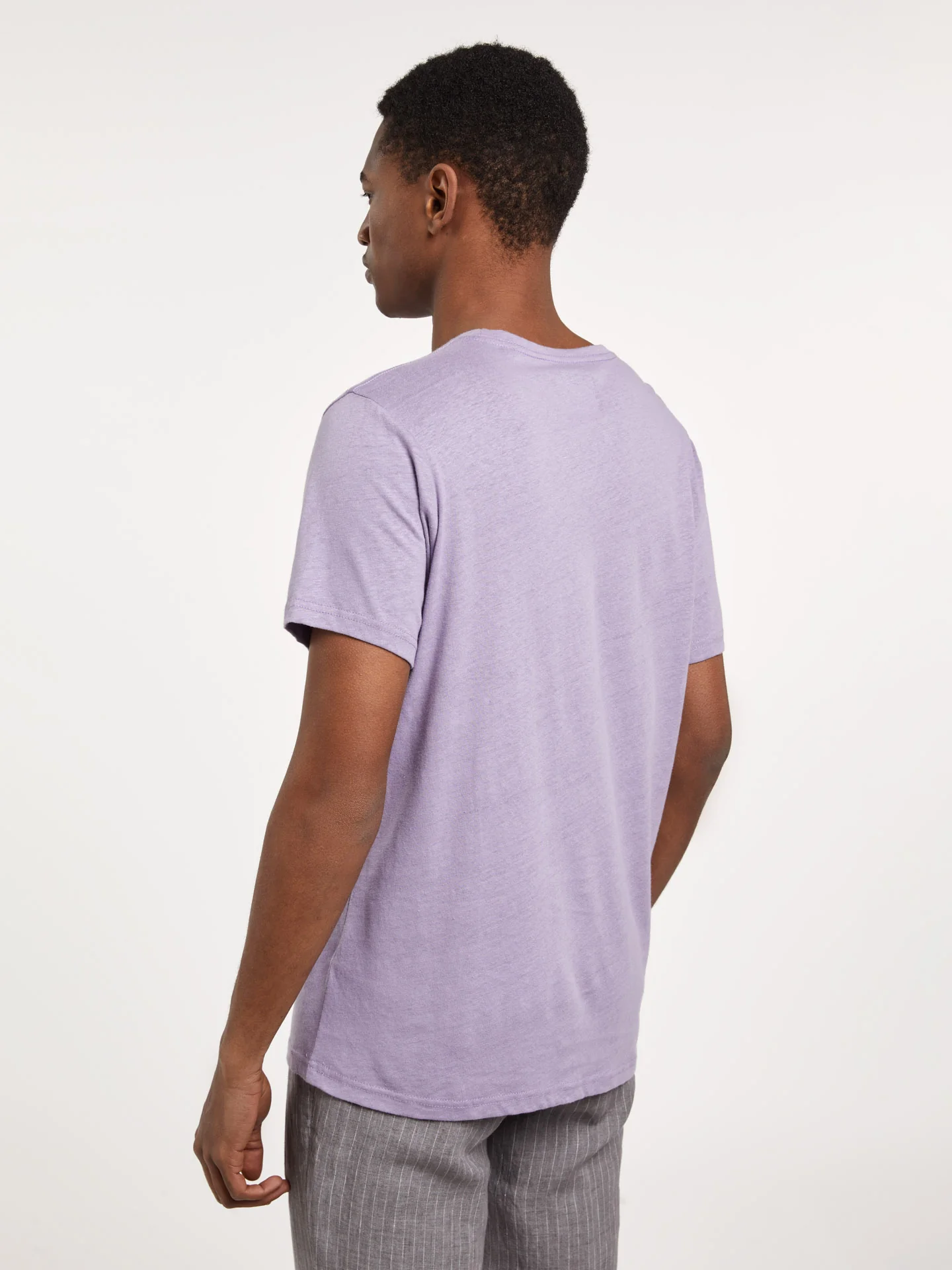 Linen and Cotton blend T-shirt - Image 9
