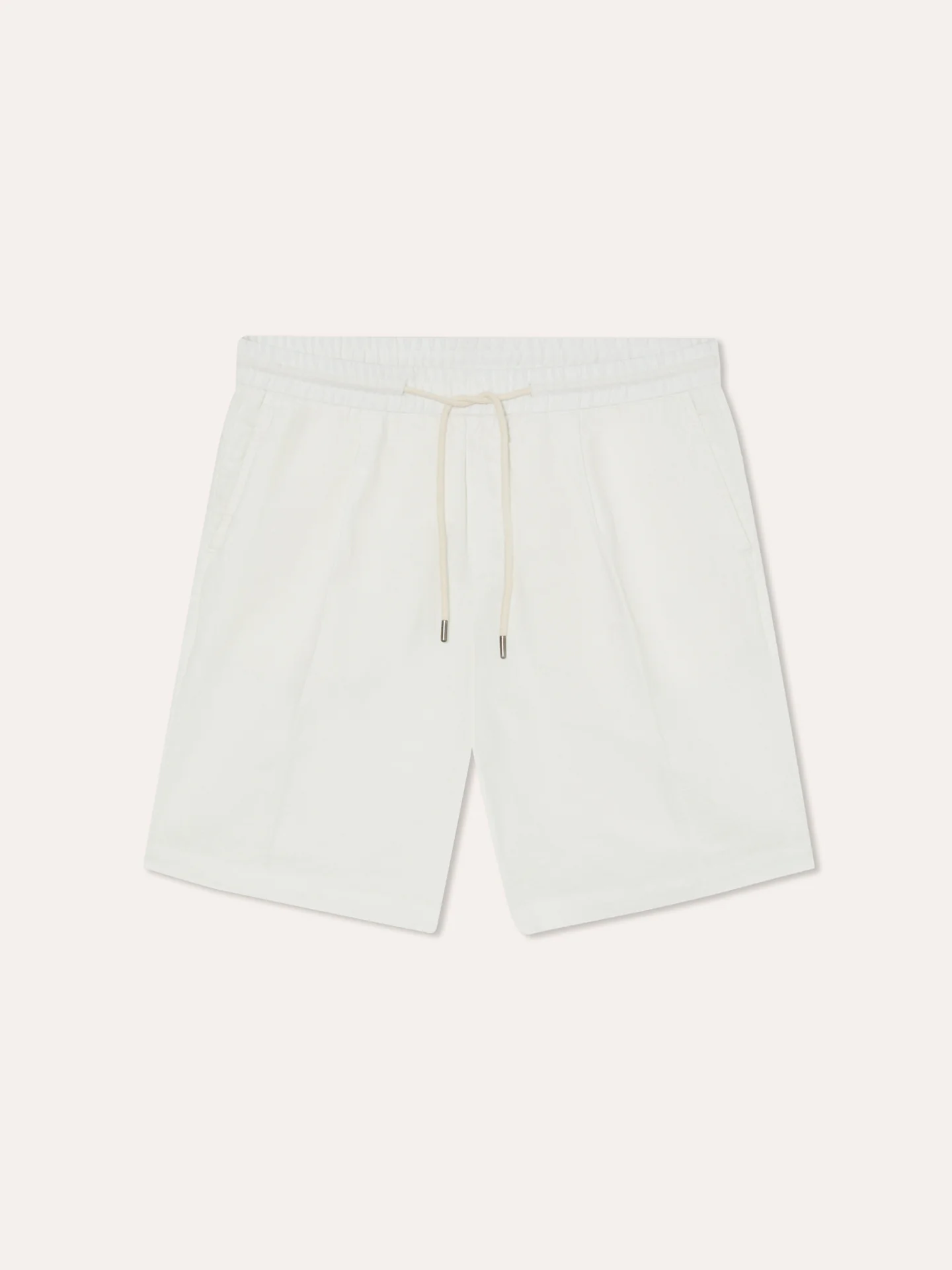 Linen Shorts with Drawstring at waistband - Image 13